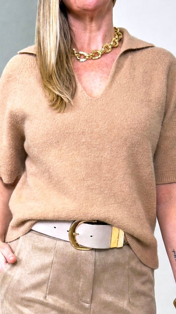 Strickshirt Novara *Camel*