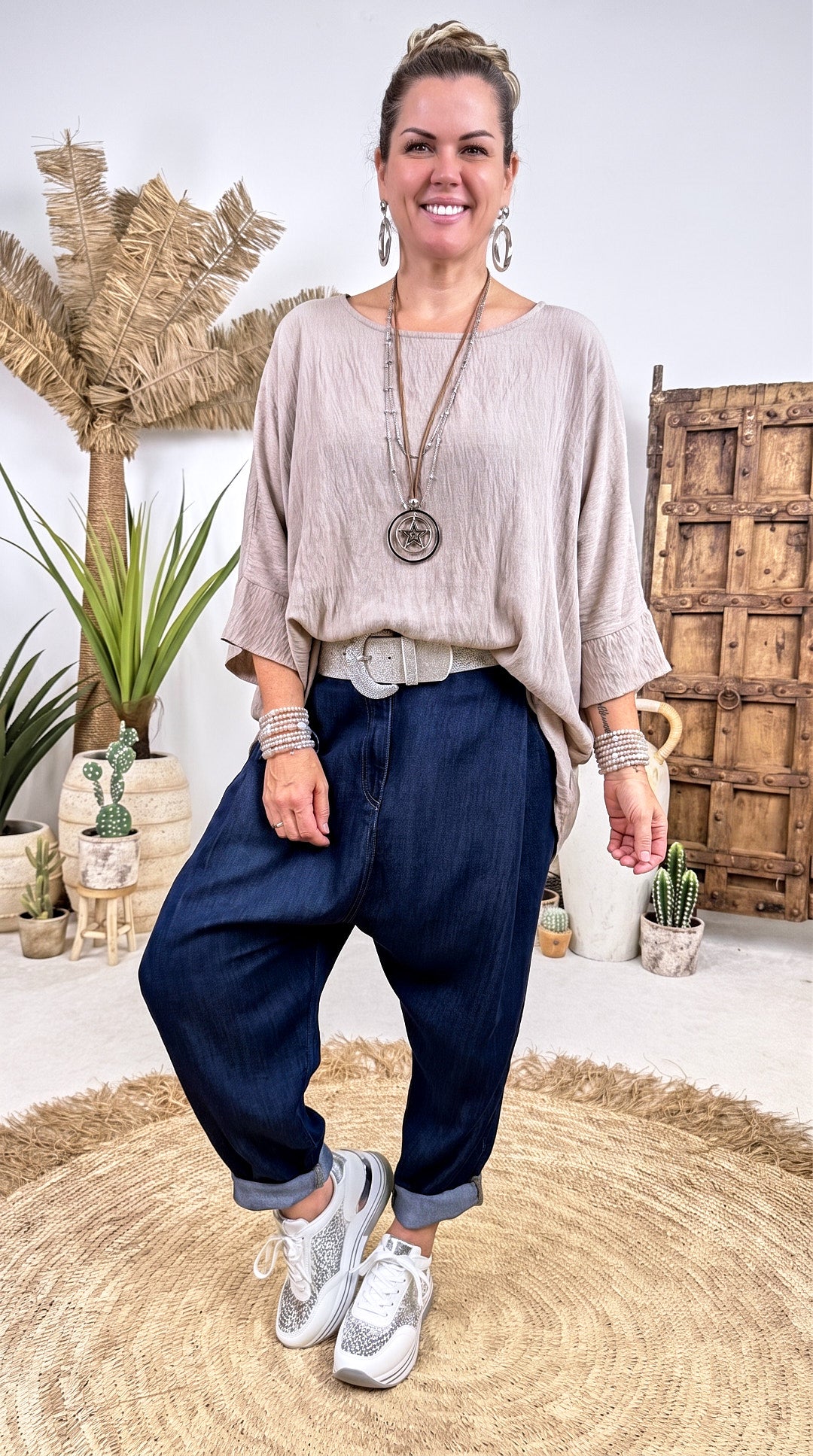 Blusenshirt Simple Beauty *Taupe*