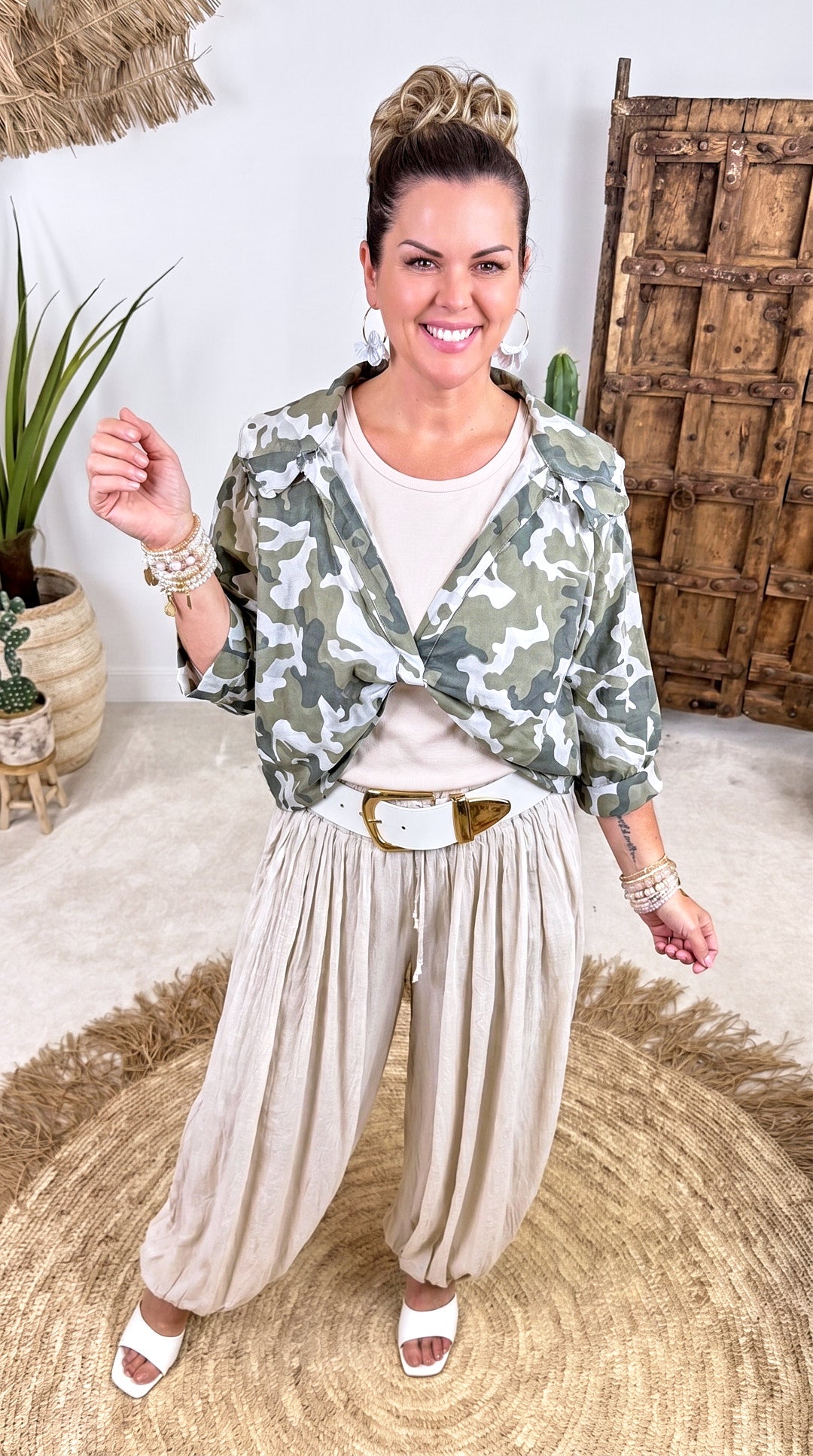Shirt Camo Chic *Beige*