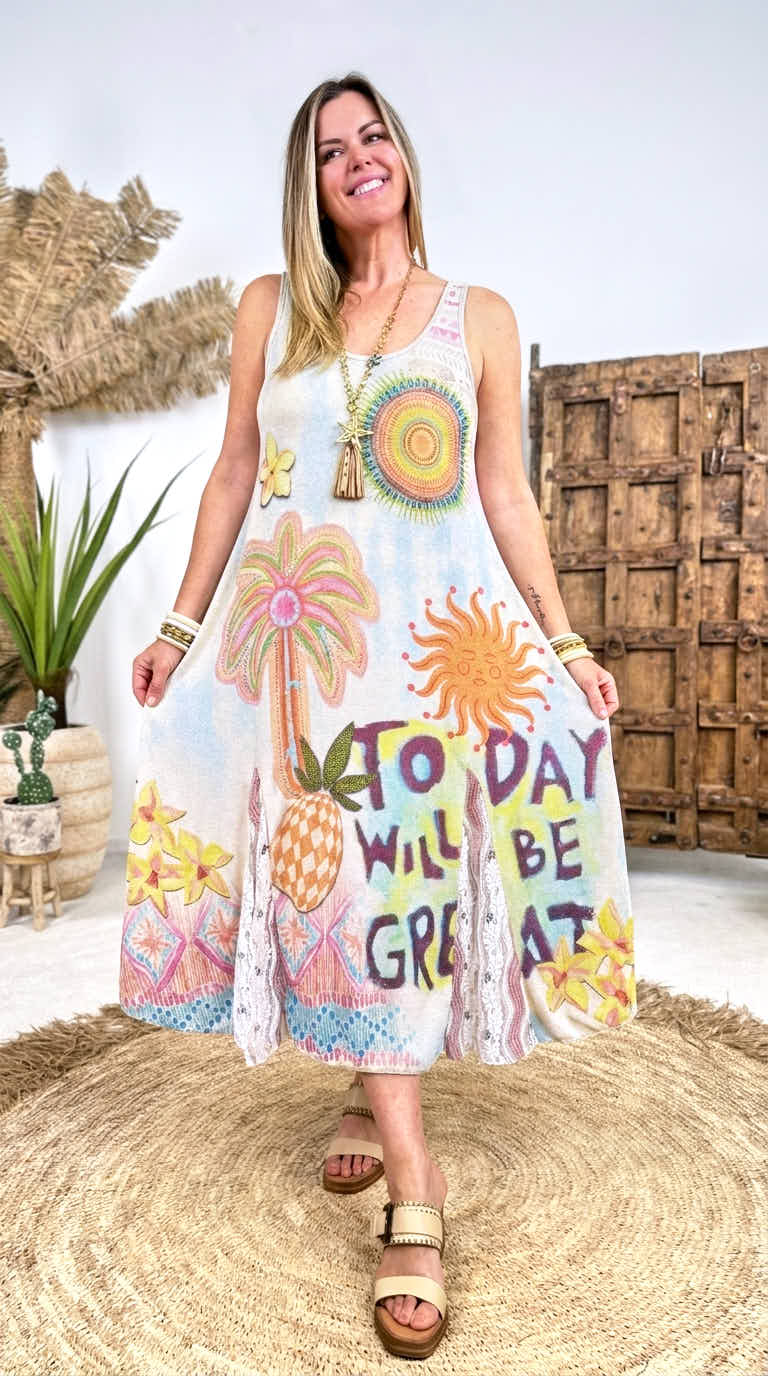 Kleid Rainbow Sun