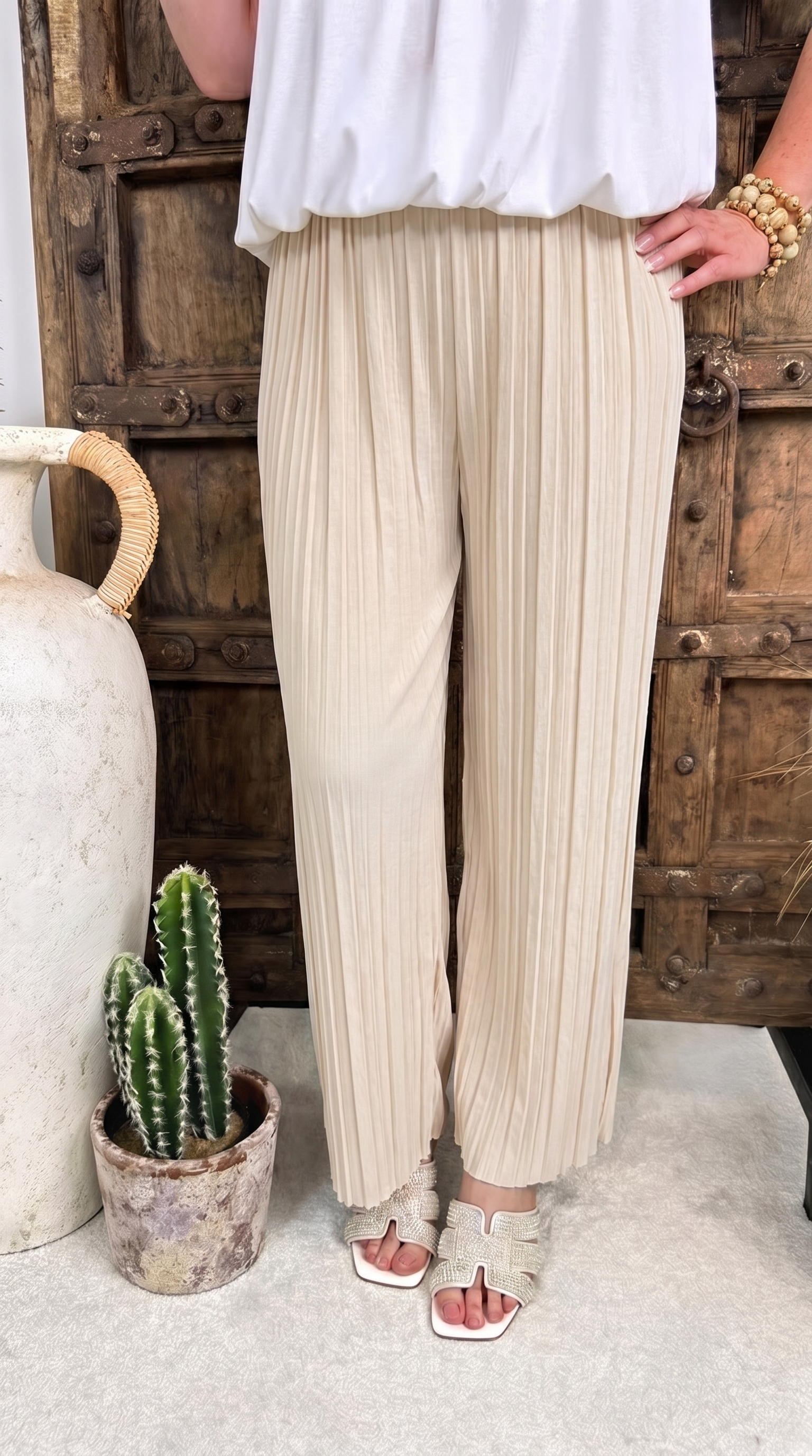 Culotte Hose Sunset Movement *Camel-Hell*