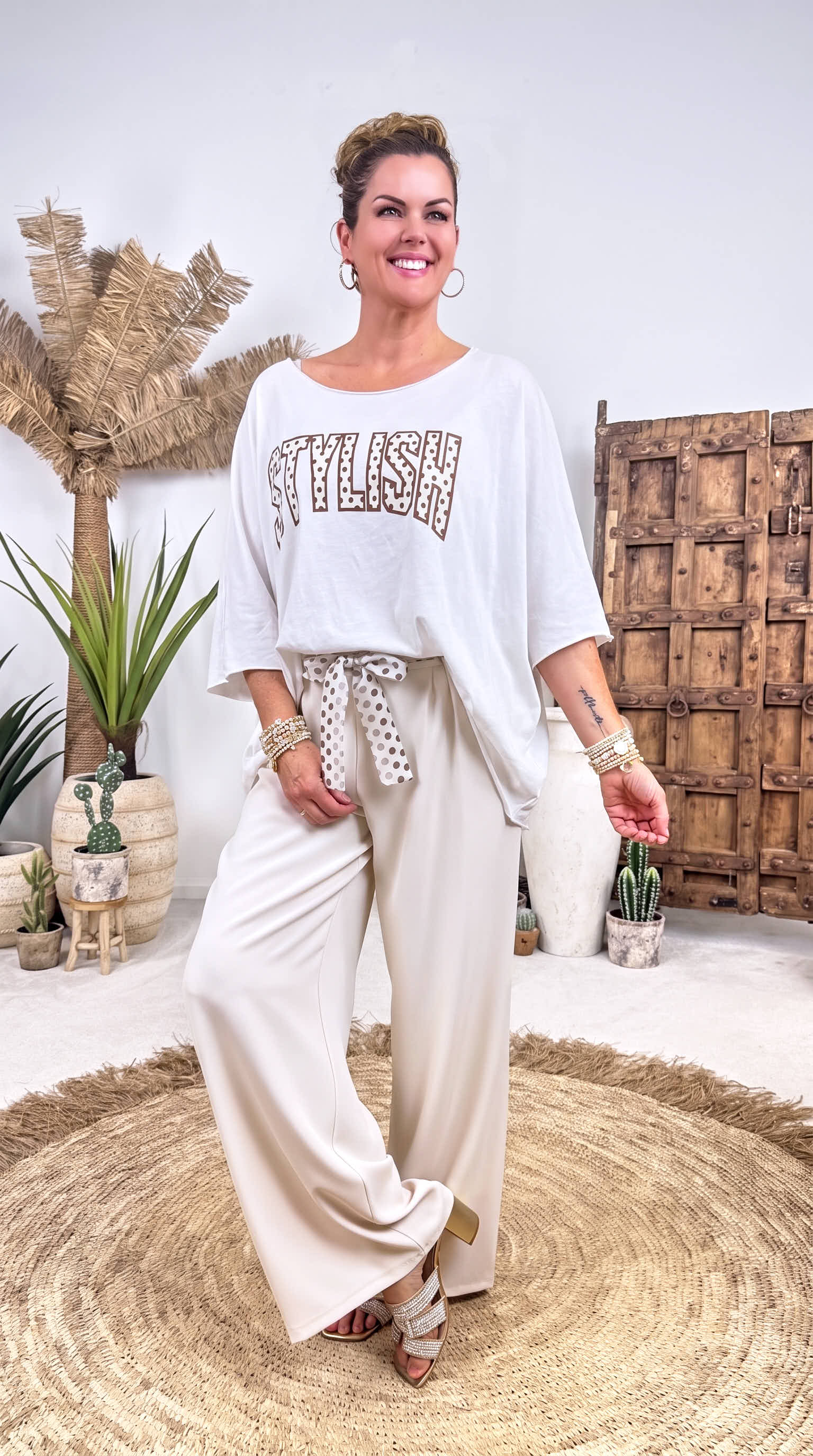 Oversized Shirt Stylish *Weiß*