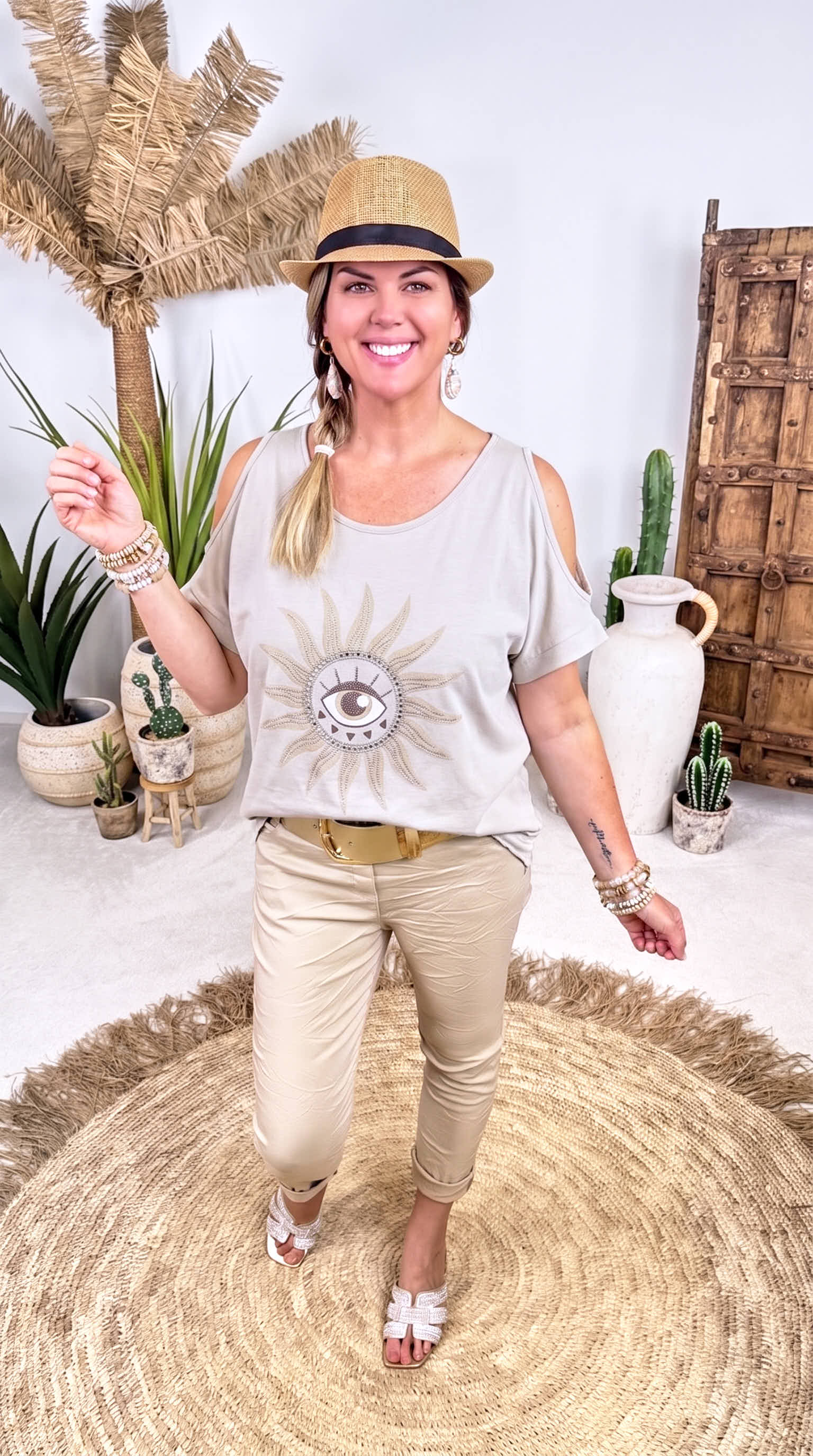 T-Shirt Solstice Eye *Beige*
