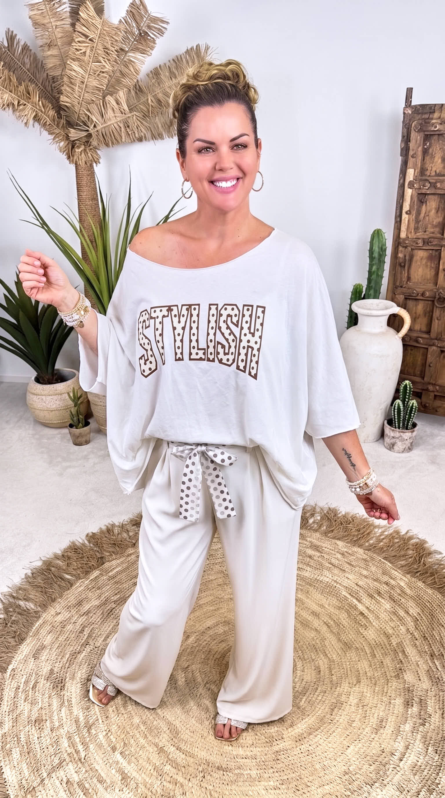 Oversized Shirt Stylish *Weiß*