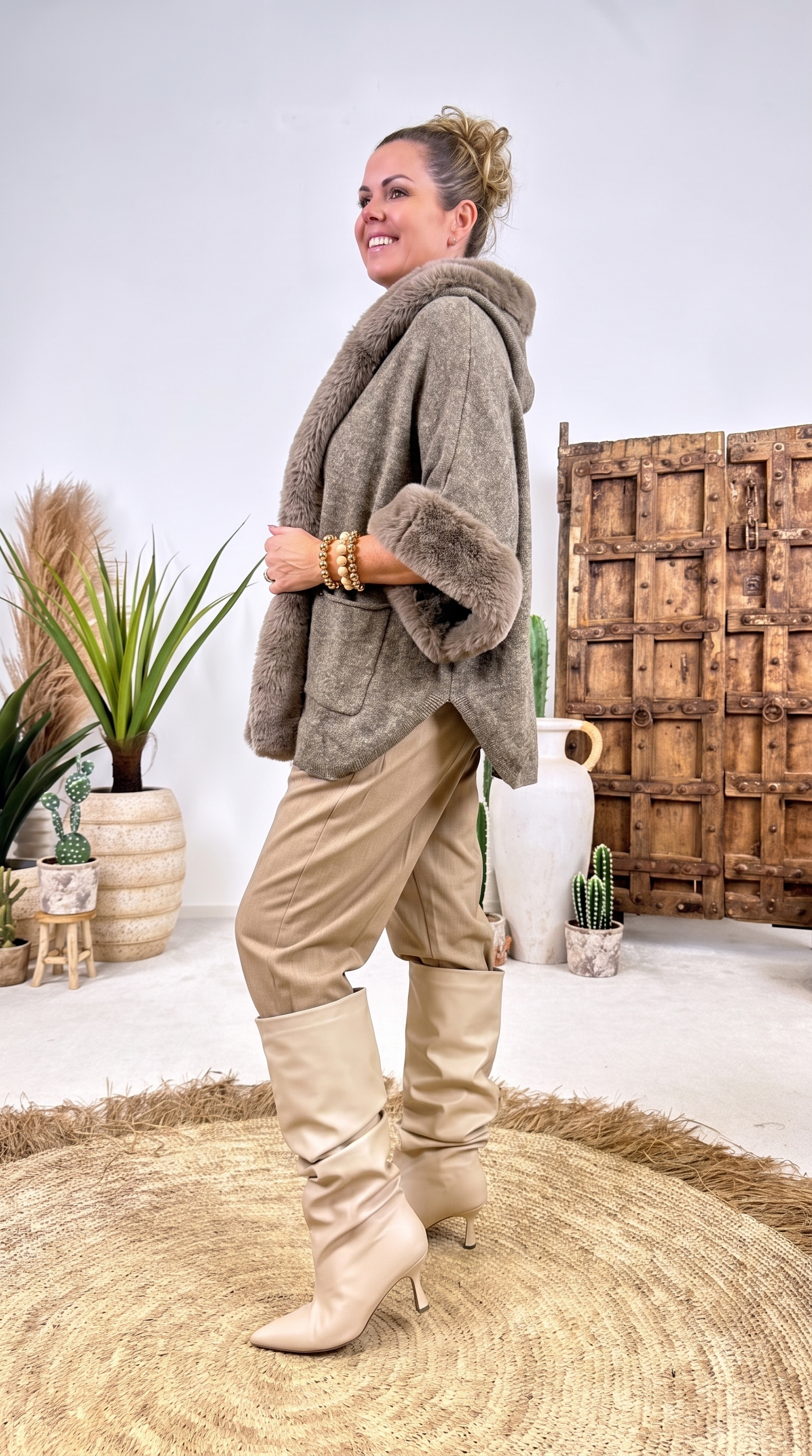 Strick-Cardigan Vellichor *Cappuccino*