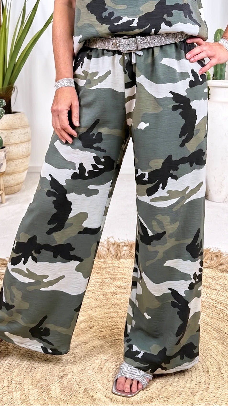 Weite Hose Wild Walk *Beige*