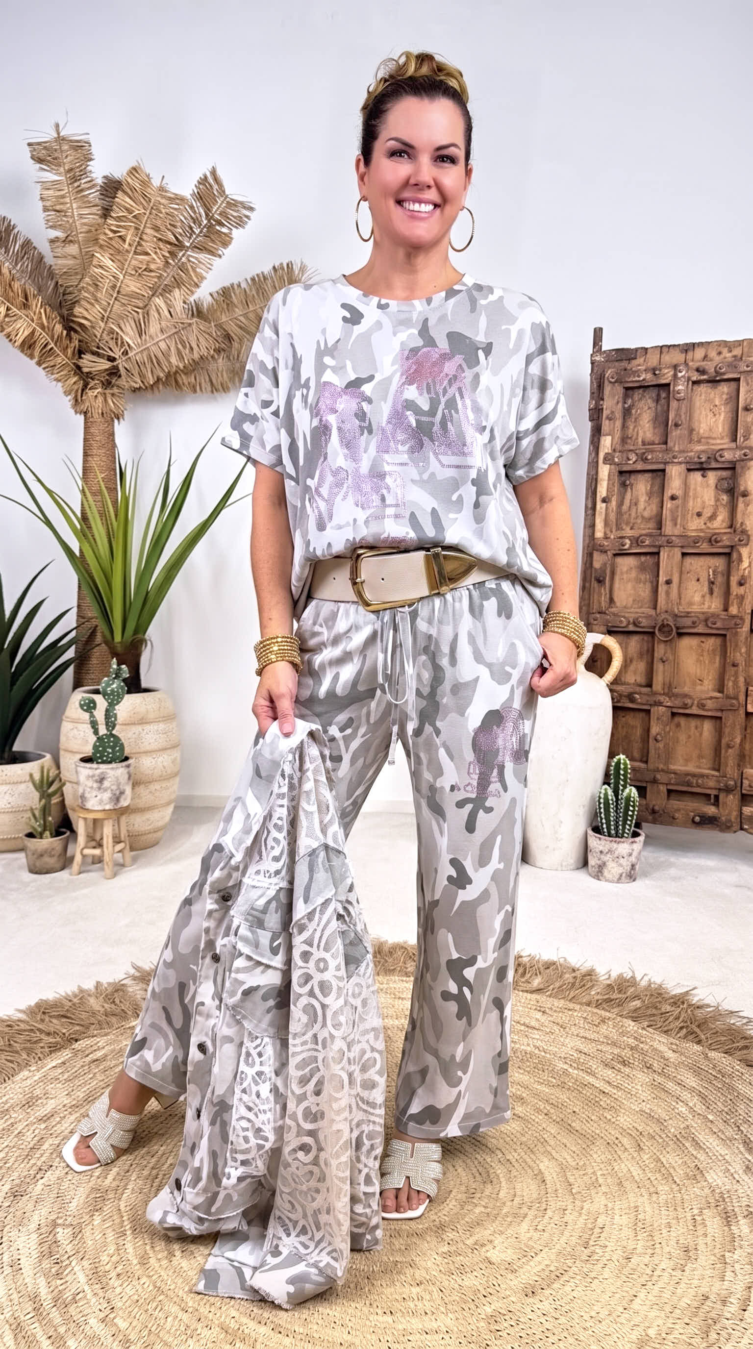 T-Shirt Crazy Camo *Weiß*