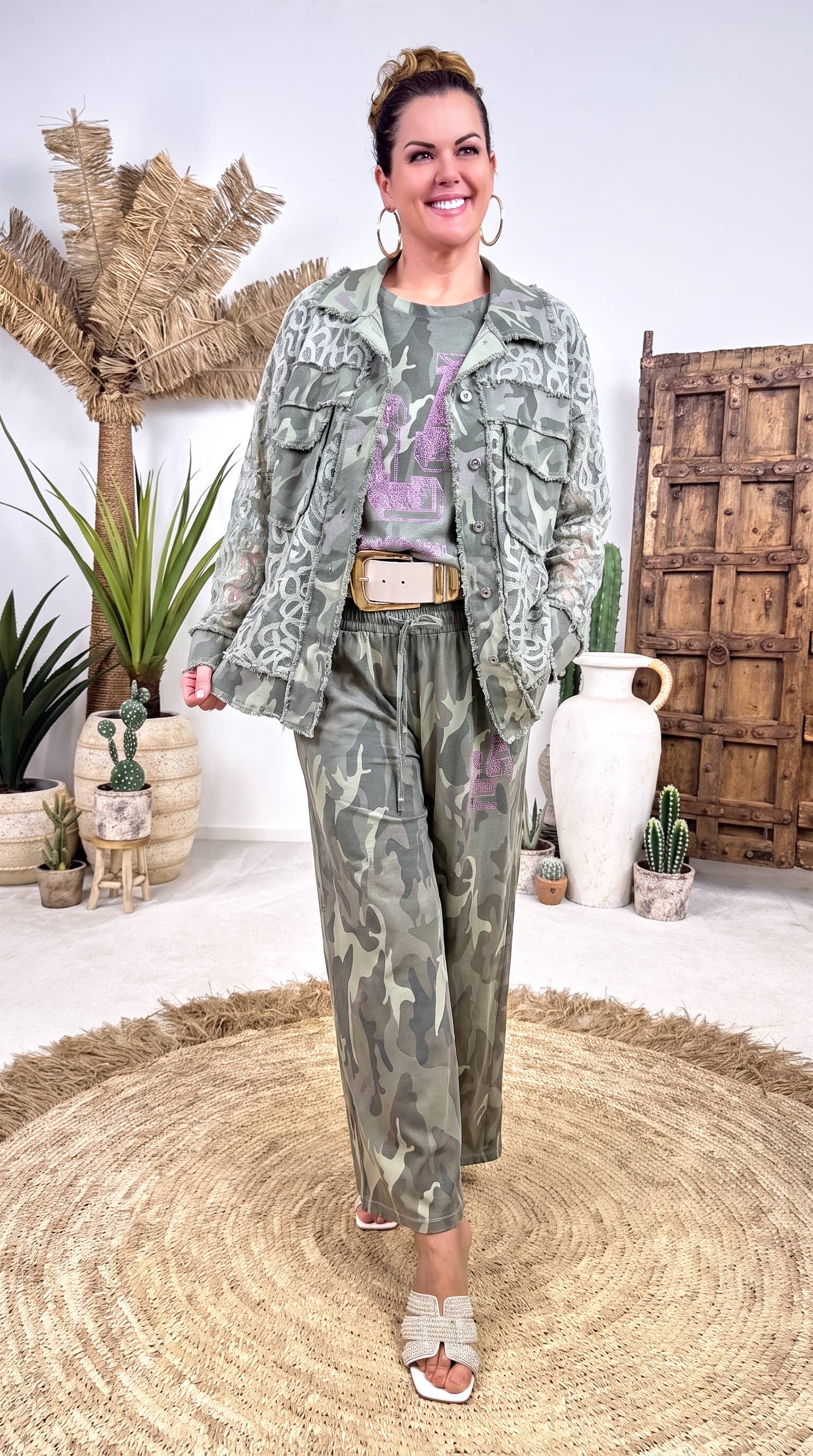 Dünne Jacke Pure Charm *Khaki*