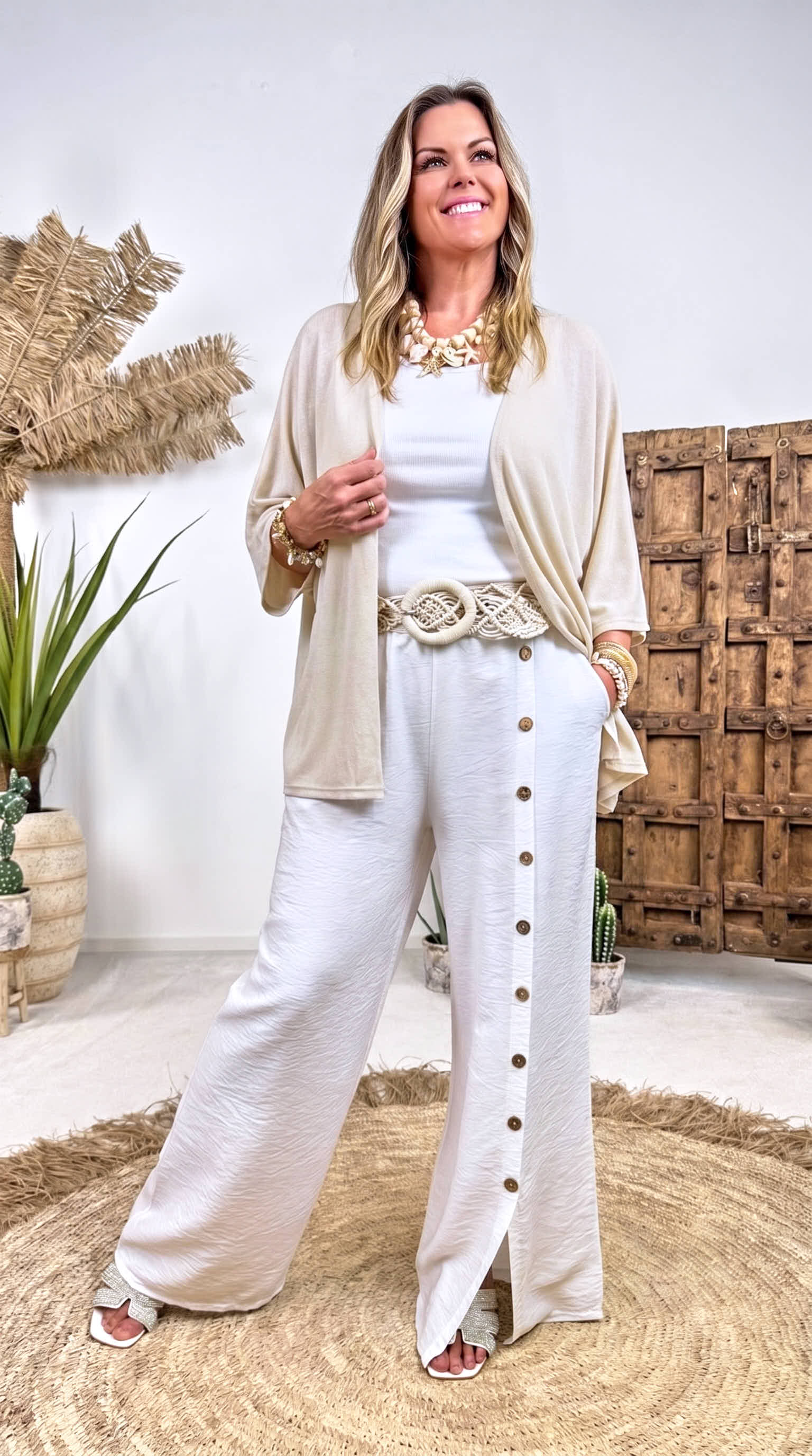 Dünner Cardigan Light Dream *Beige*