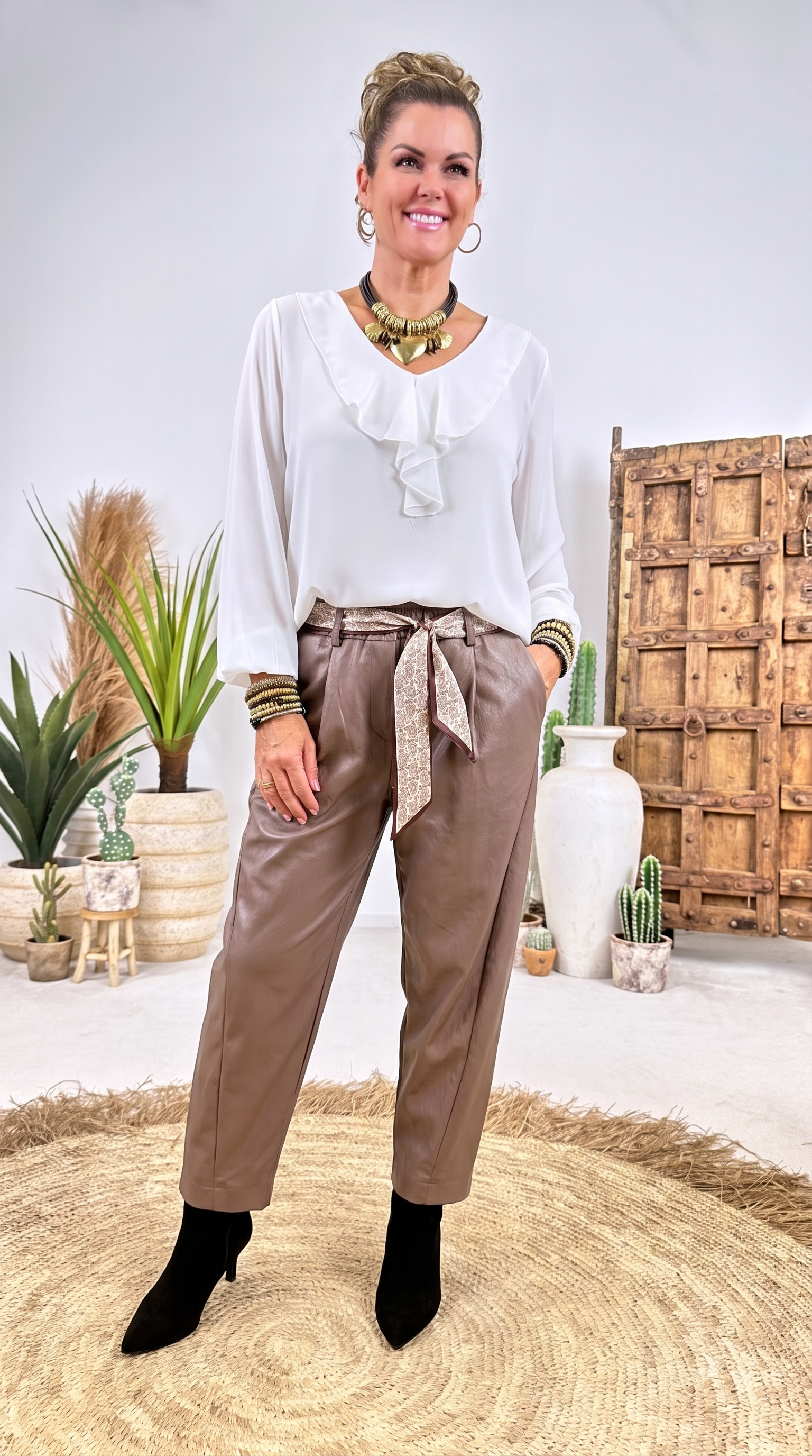 Hose Satin Luxe *Taupe*