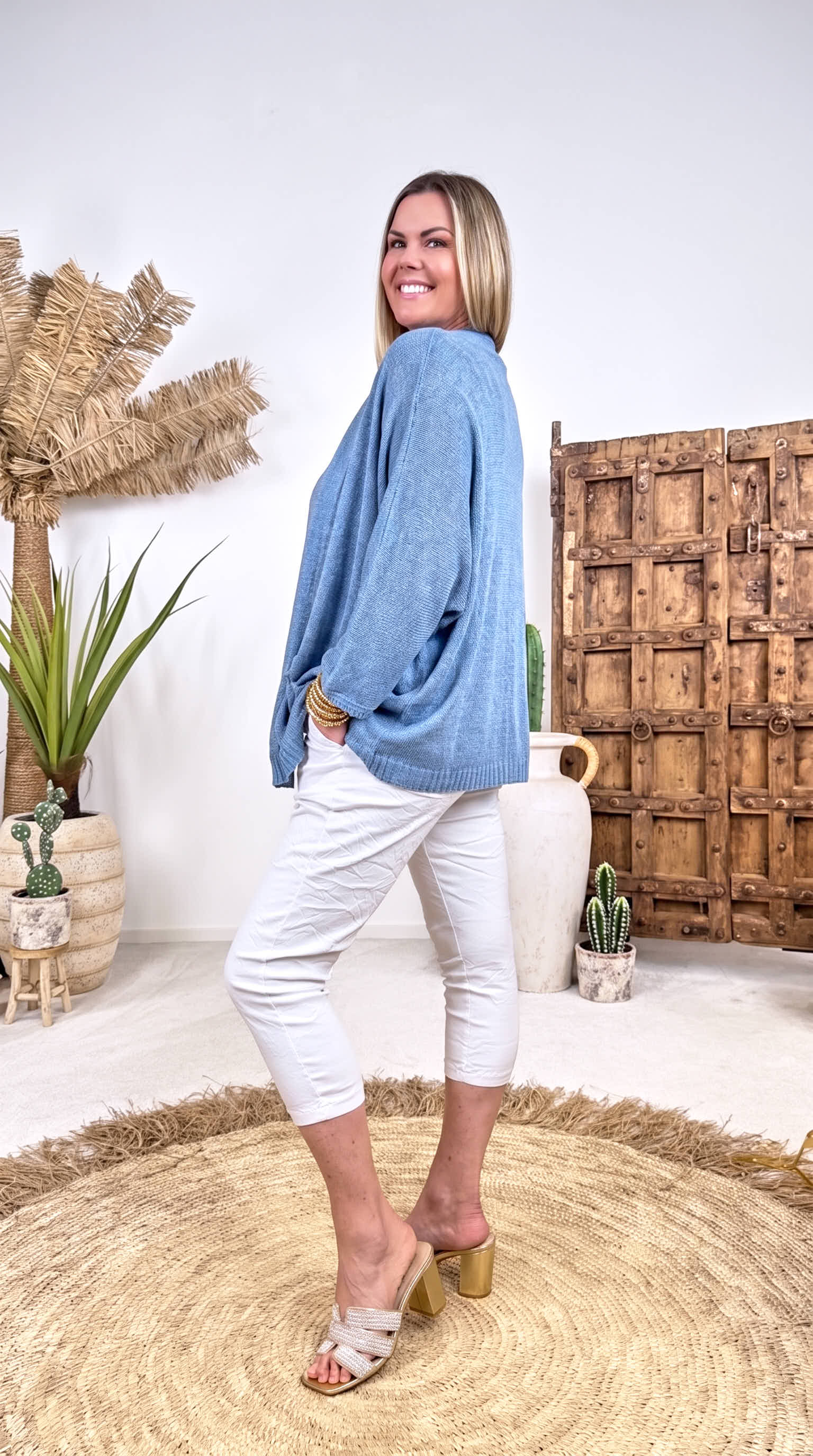Cardigan Fresh Feeling *Jeansblau*