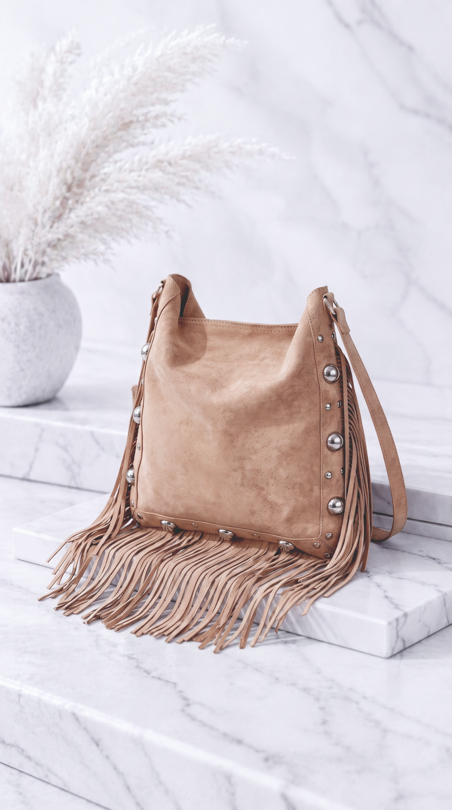 Shopper Driftwood Fringe *Camel*
