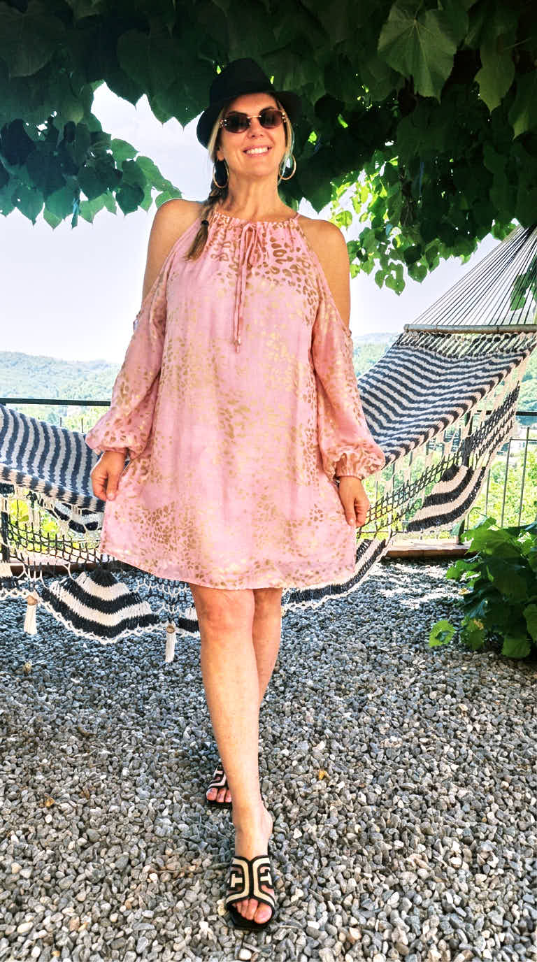 Kleid Soft Leo *Pink*