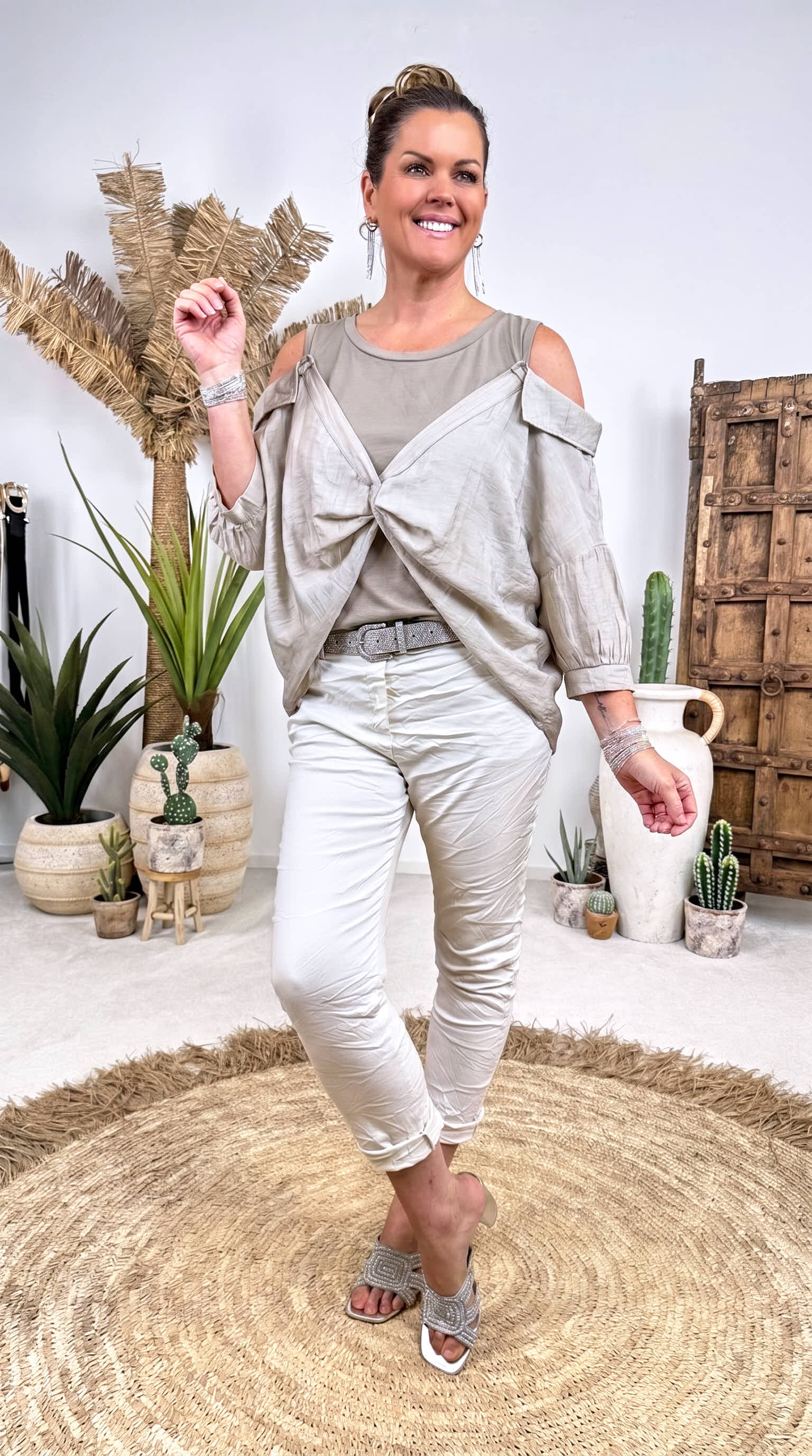 Shirt  Hot Twist *Taupe*