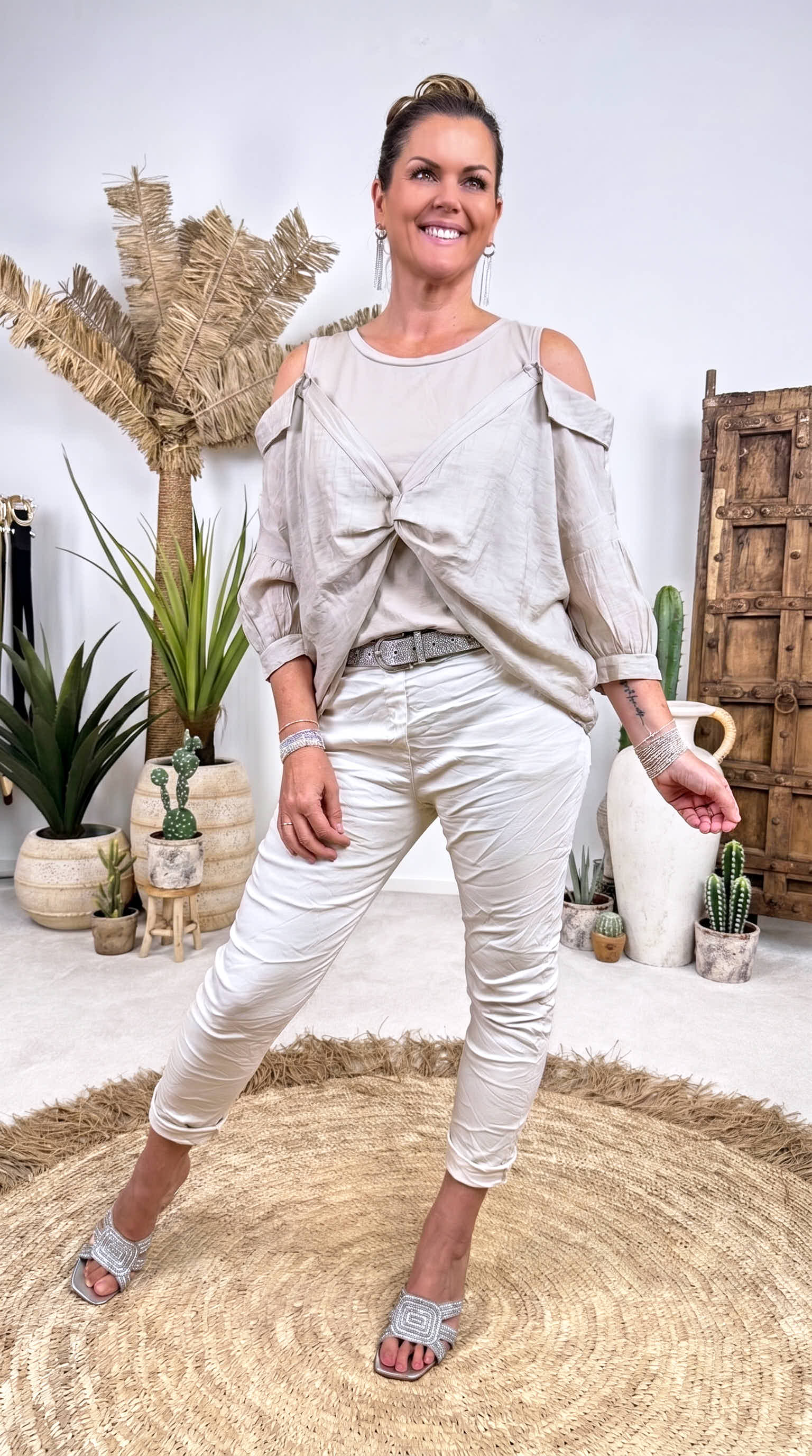 Shirt  Hot Twist *Taupe*