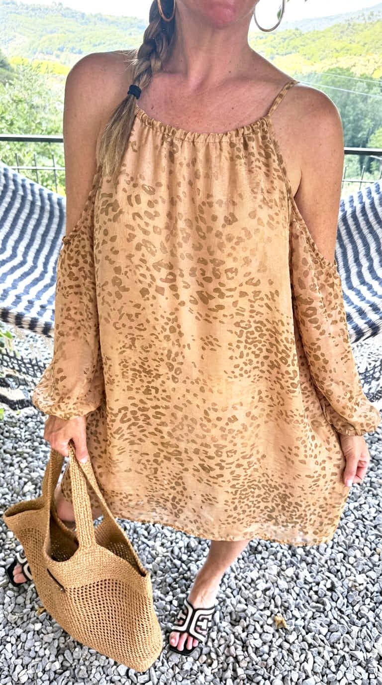 Kleid Soft Leo *Camel*