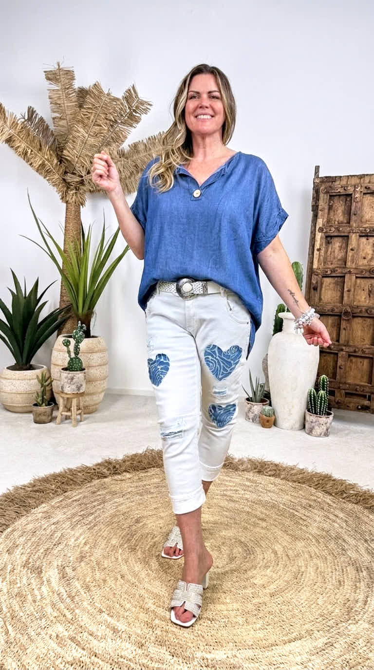 Blusenshirt Capri Flow *Dunkel*