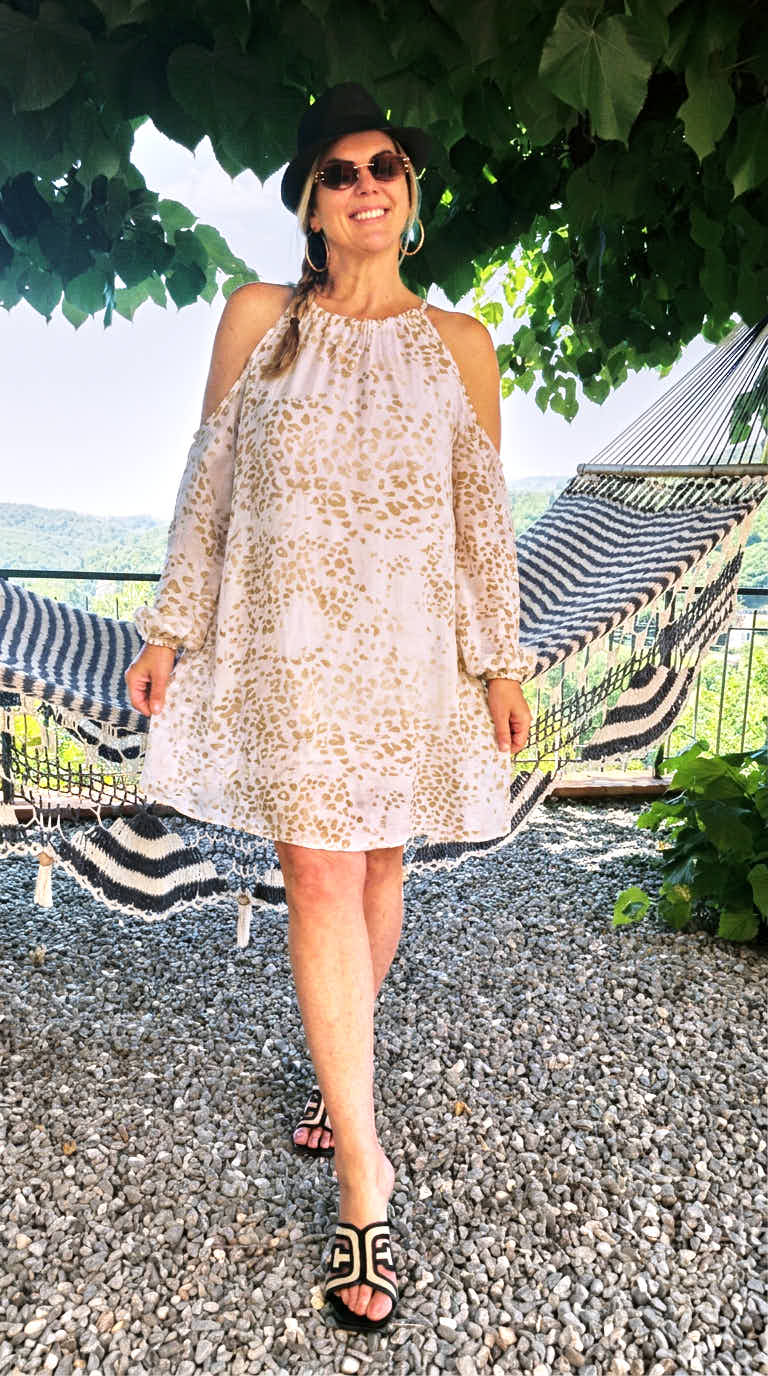 Kleid Soft Leo *Creme*
