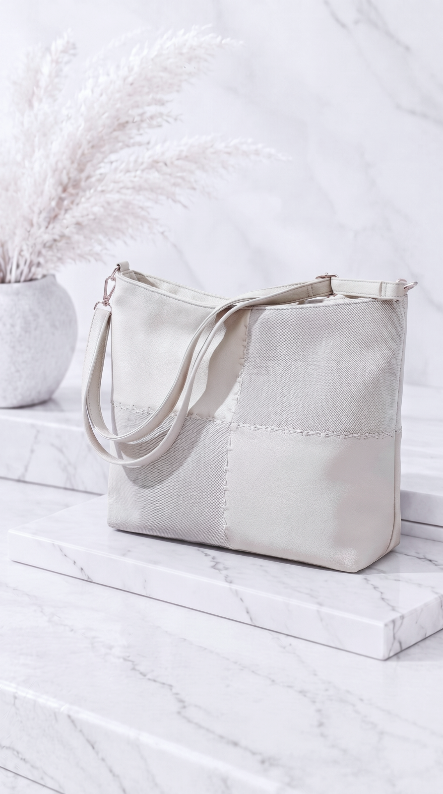 Tasche Patchwork Chic *Creme*