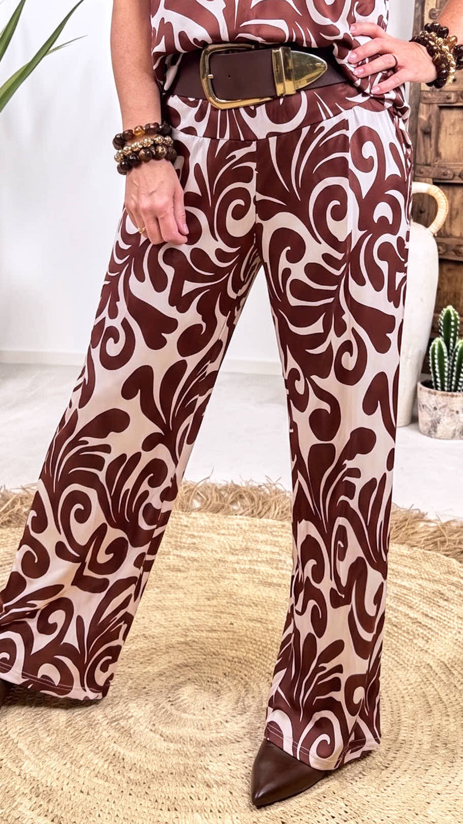 Culotte Hose Iris Swirl *Schoko*