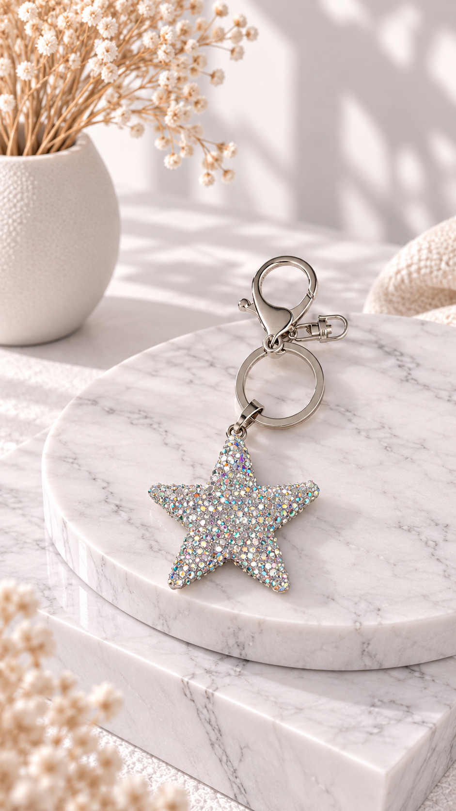 Schlüsselanhänger Sparkling Star *Silber*