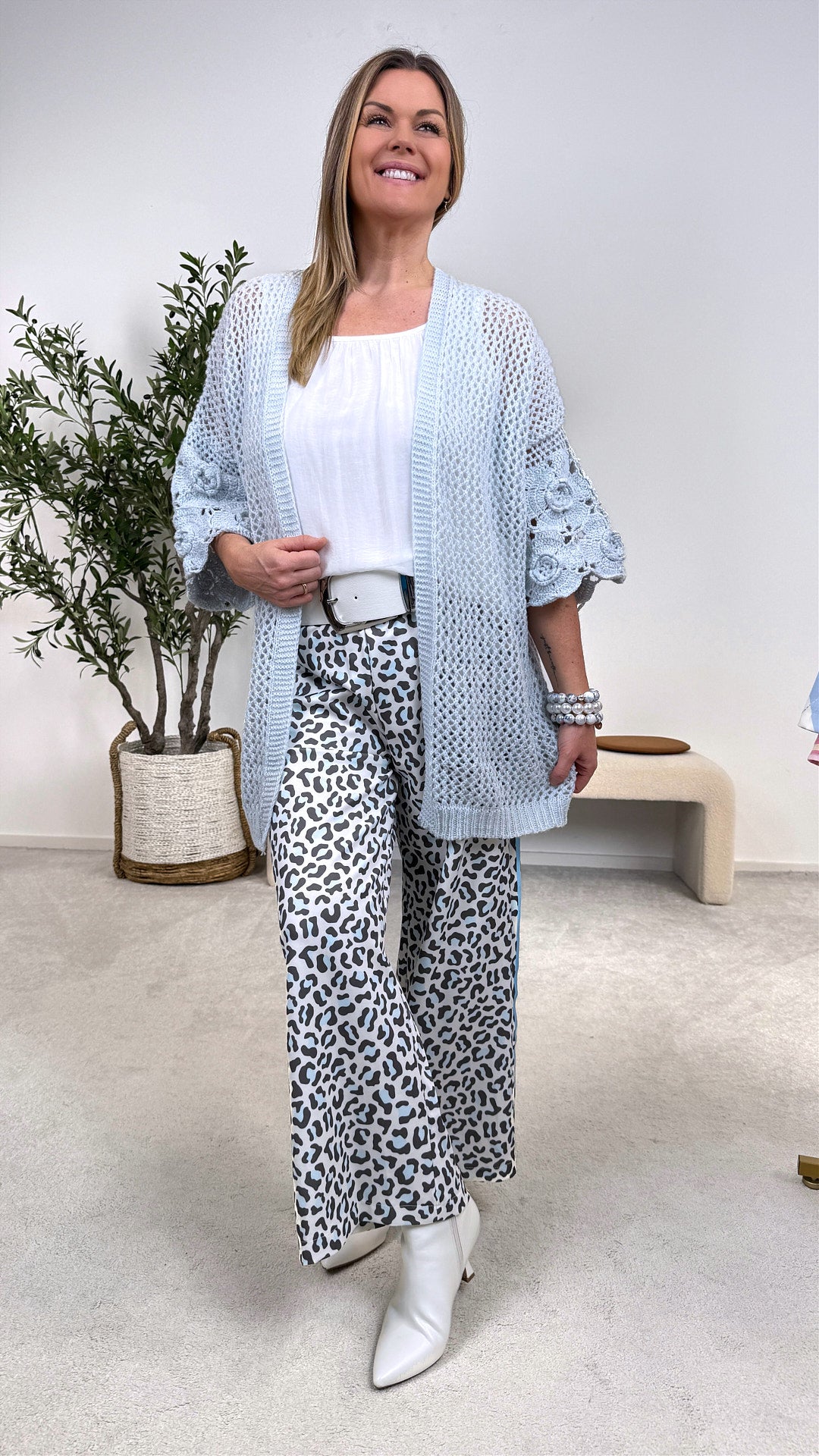 Strickjacke Easy Summer *Blau*