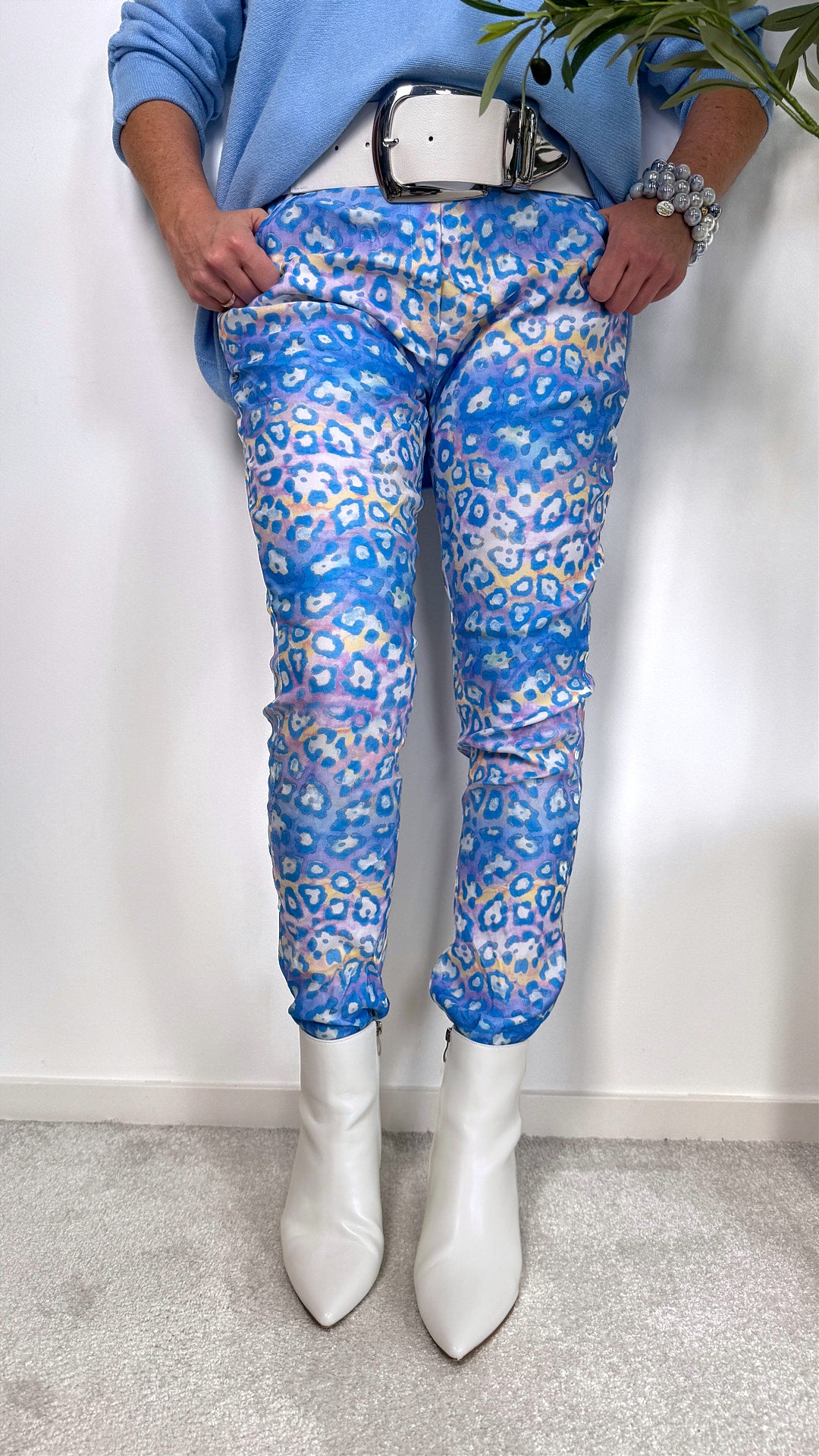 Jogpants Happy Rainbow *Blau*