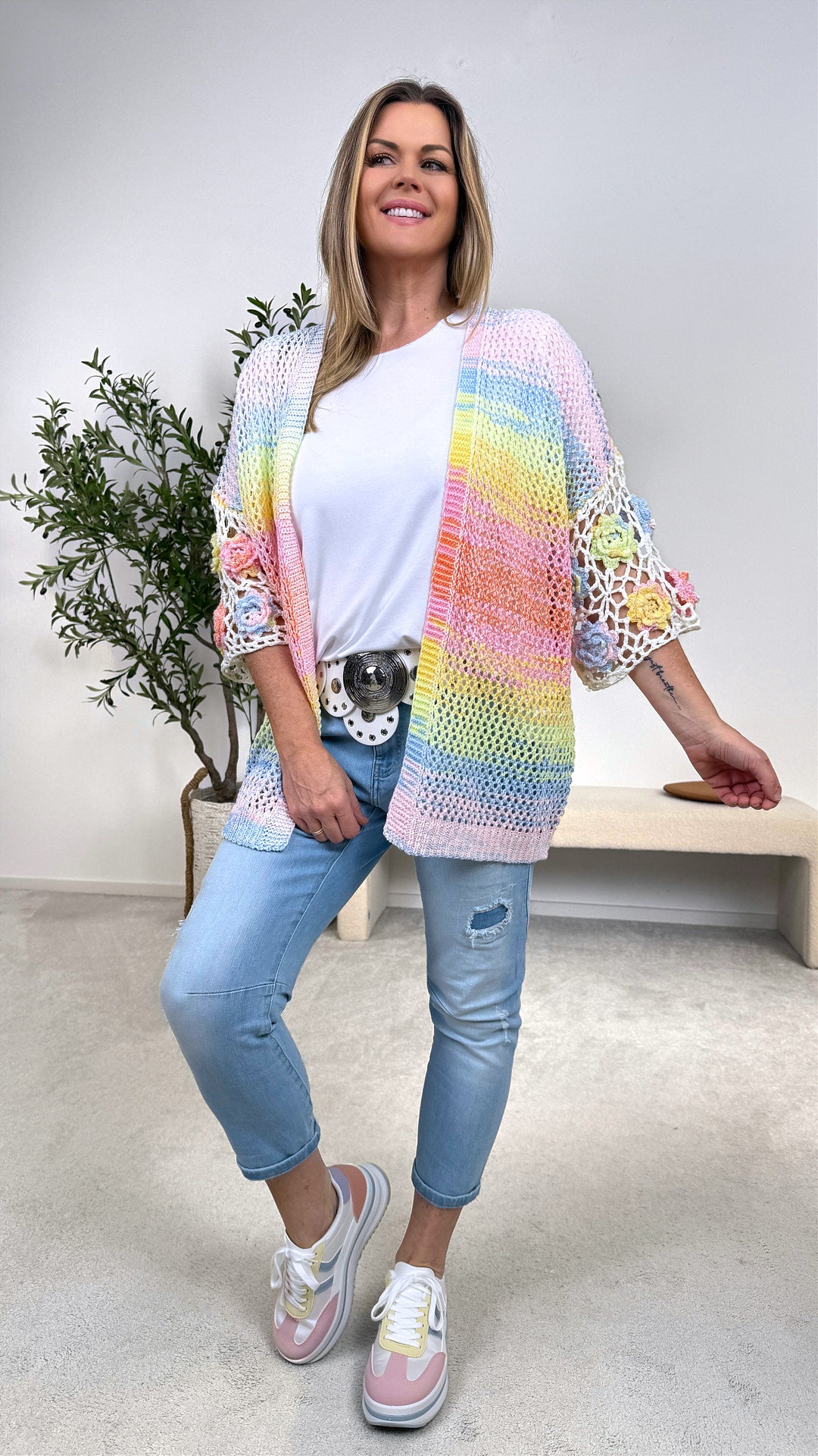 Strickjacke Soft Horizon *Bunt*