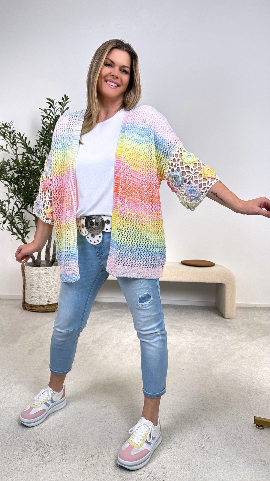 Strickjacke Soft Horizon *Bunt*