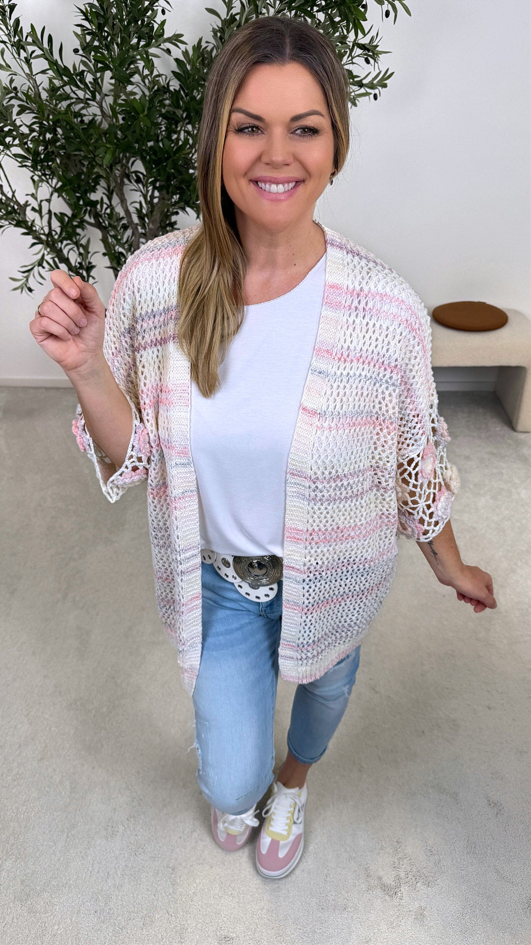 Strickjacke Soft Horizon *Rosa*