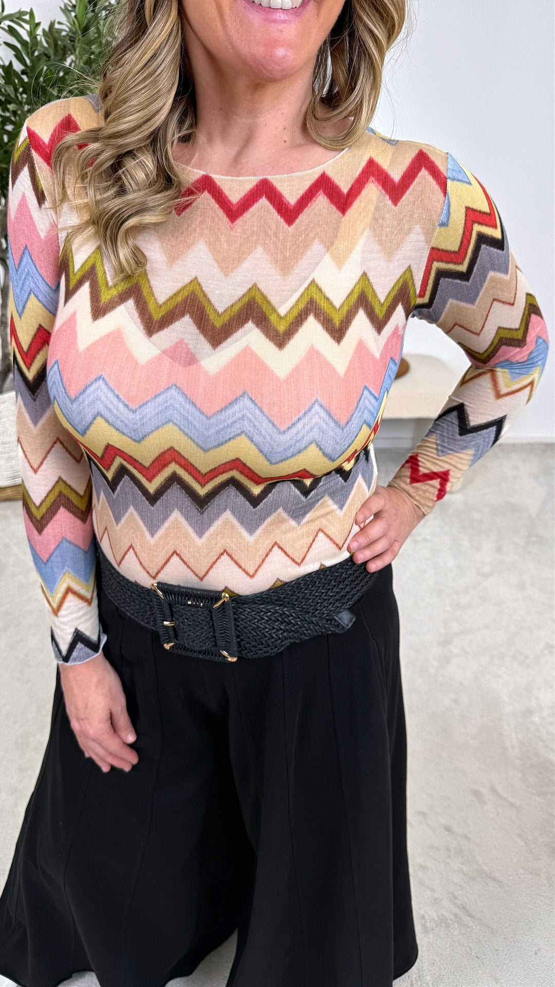 Langarmshirt ZigZag Love *Bunt*