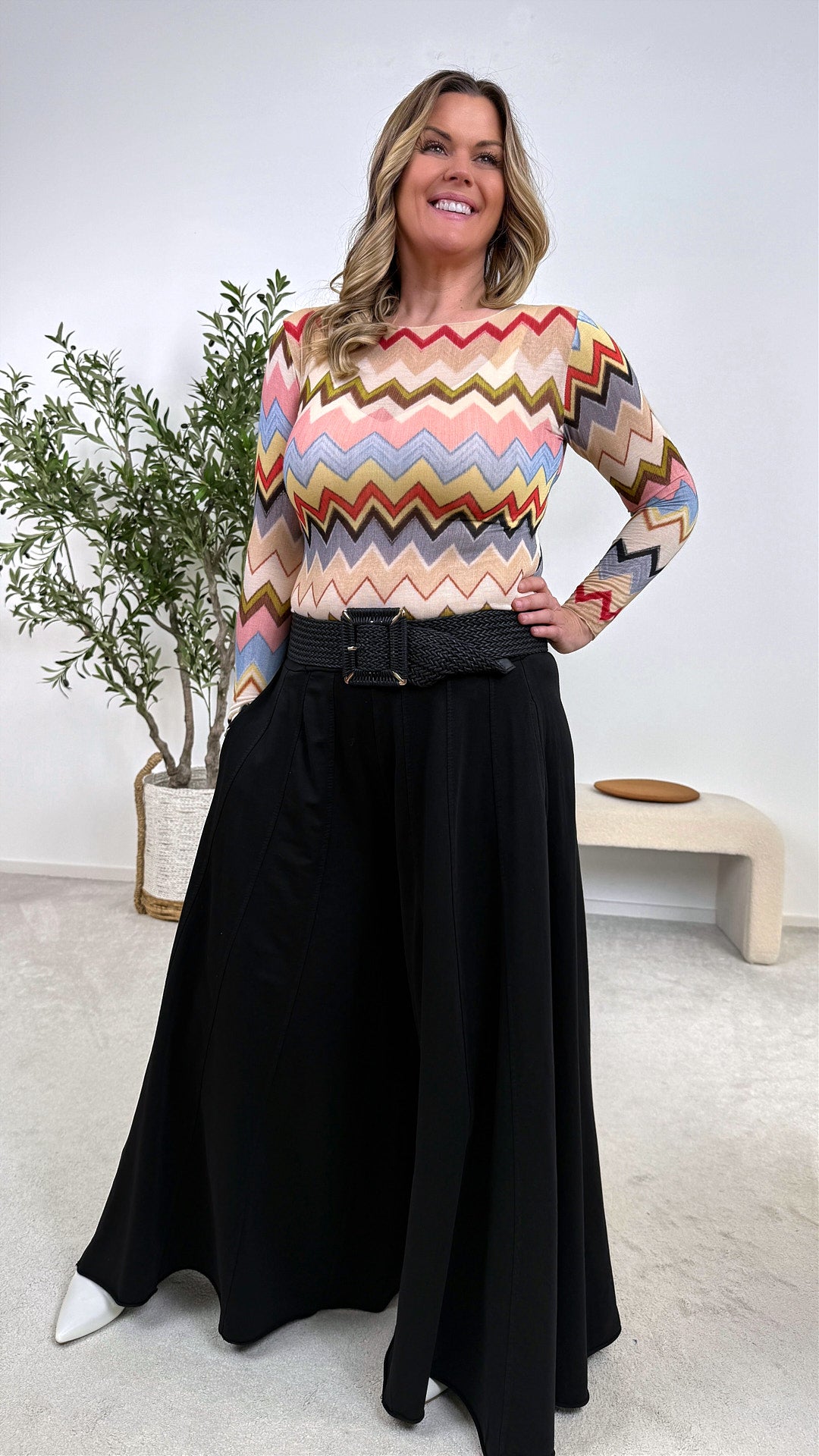 Langarmshirt ZigZag Love *Bunt*
