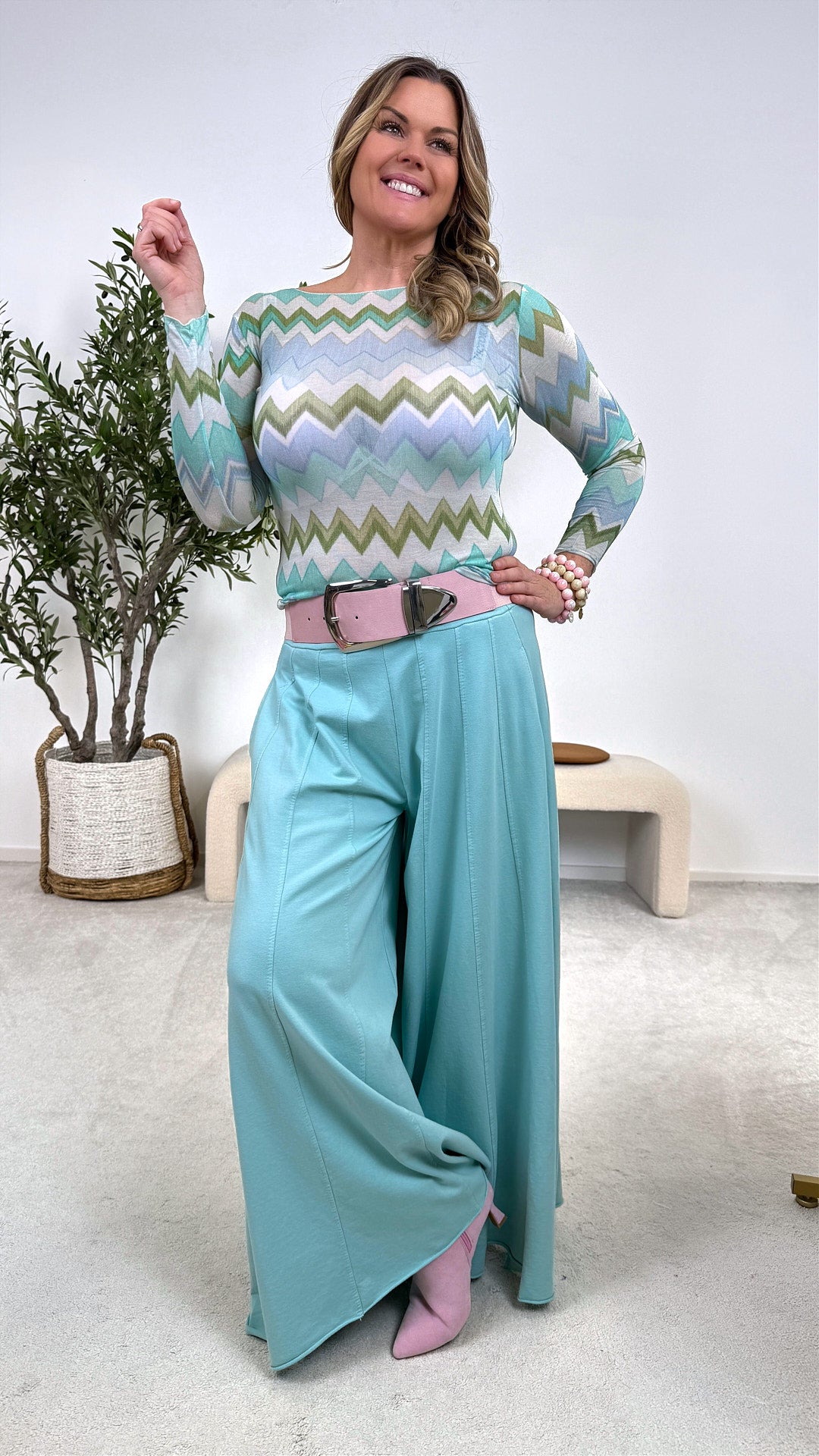 Weite Hose Light Move *Mint*