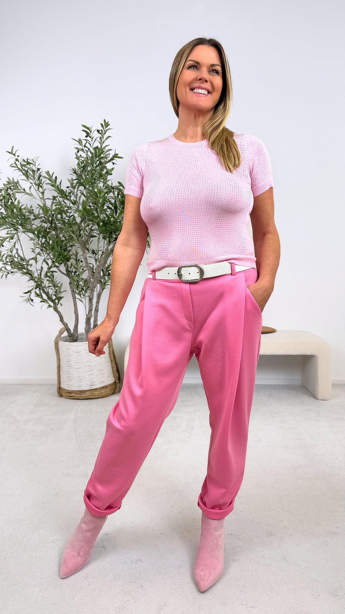 Strickshirt Icon Spark *Rosa*