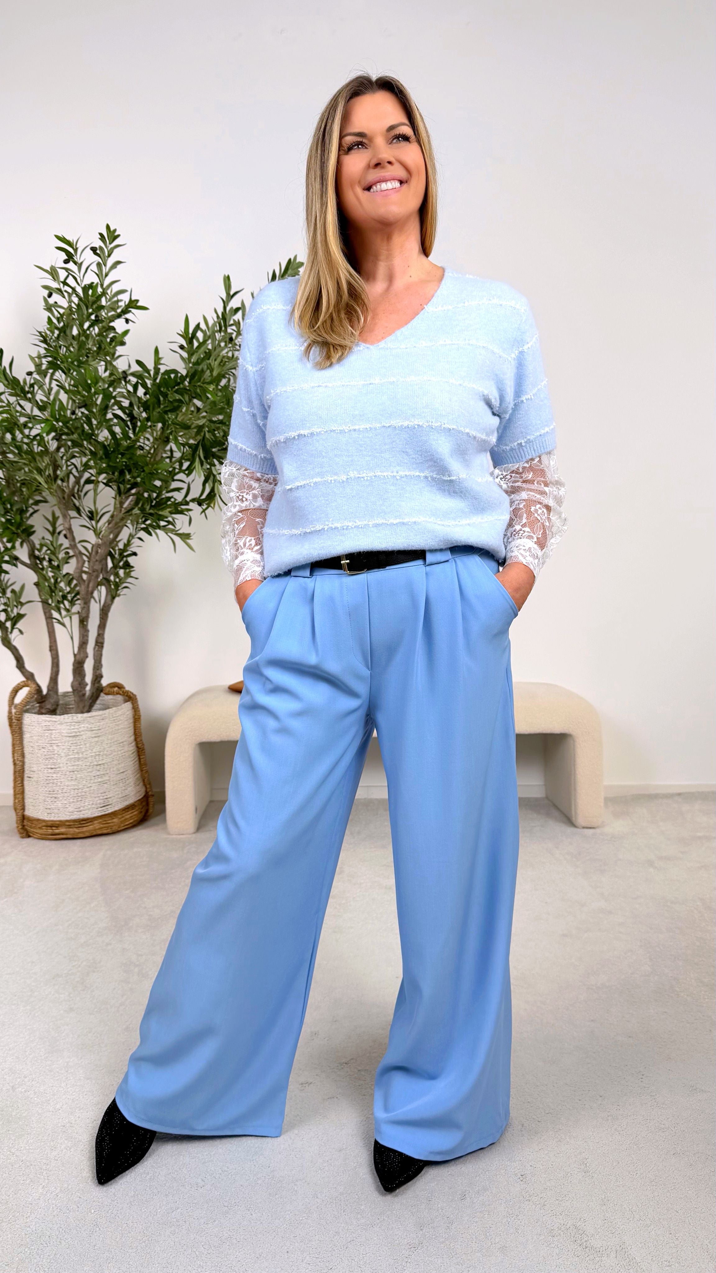 Pullover Spring Kiss *Blau*