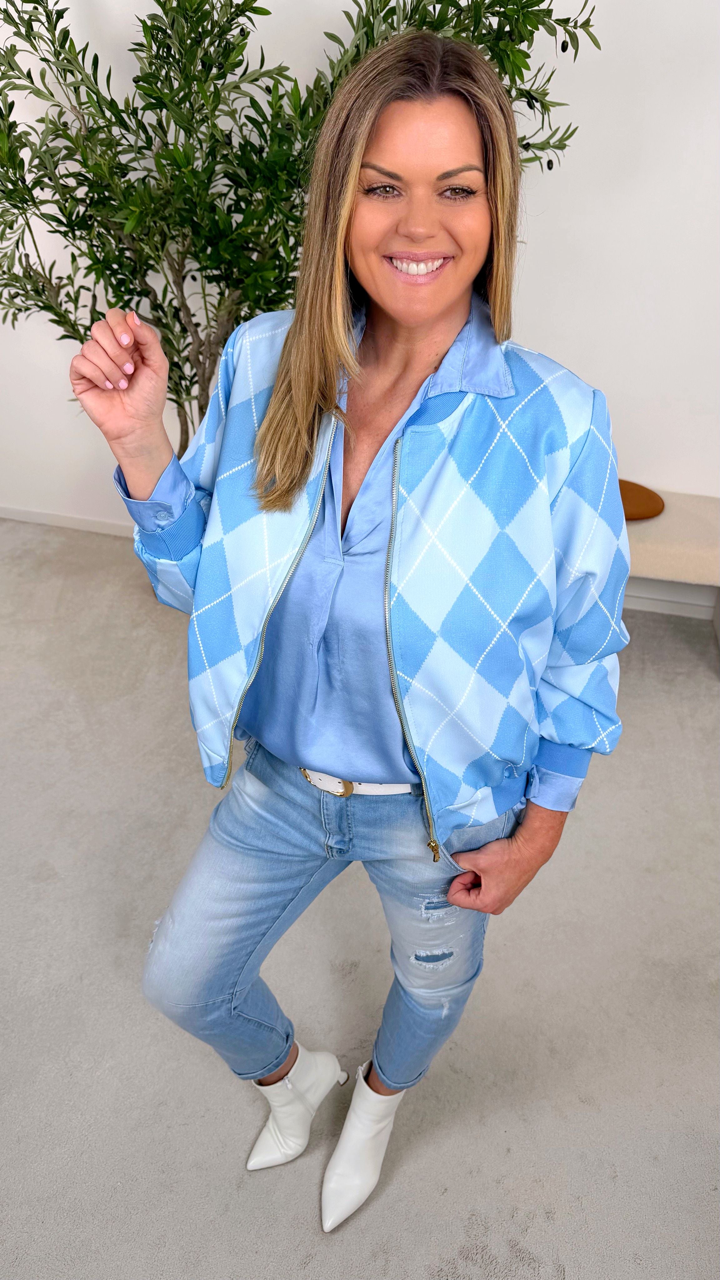 Blouson Skyline Swing *Blau*