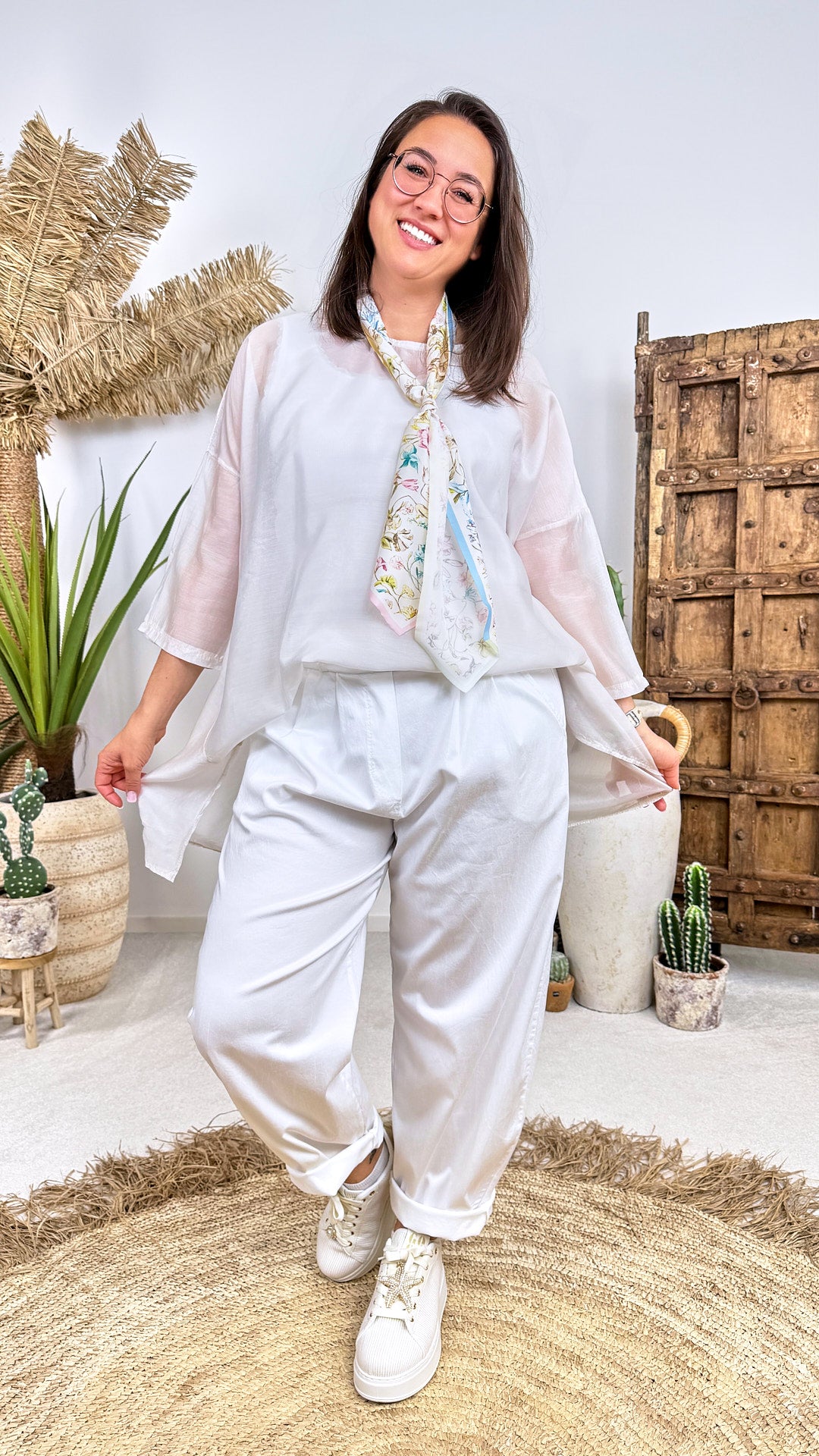Bluse Paris Chic *Creme*