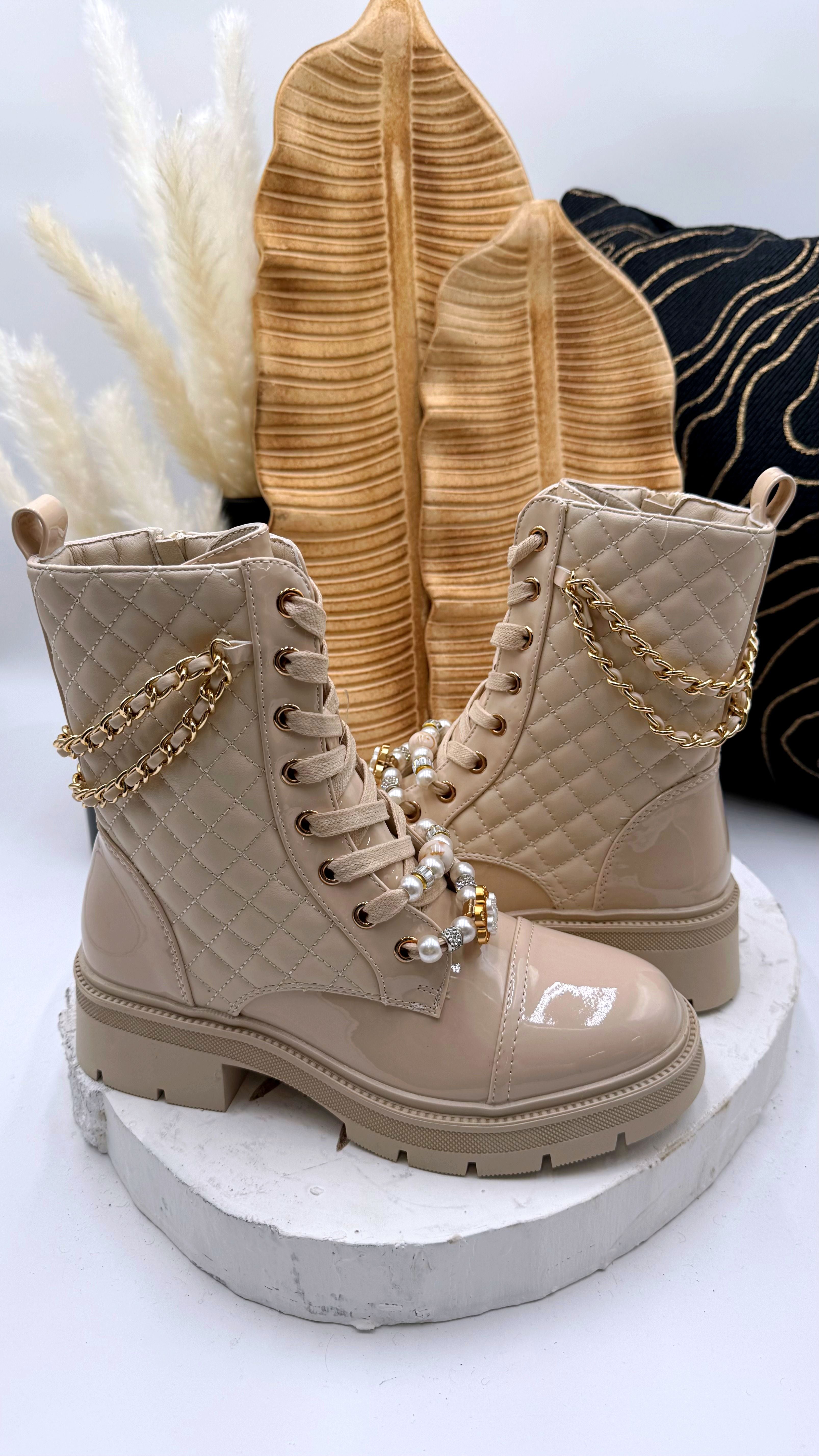 Boots Pearl Riot *Beige*