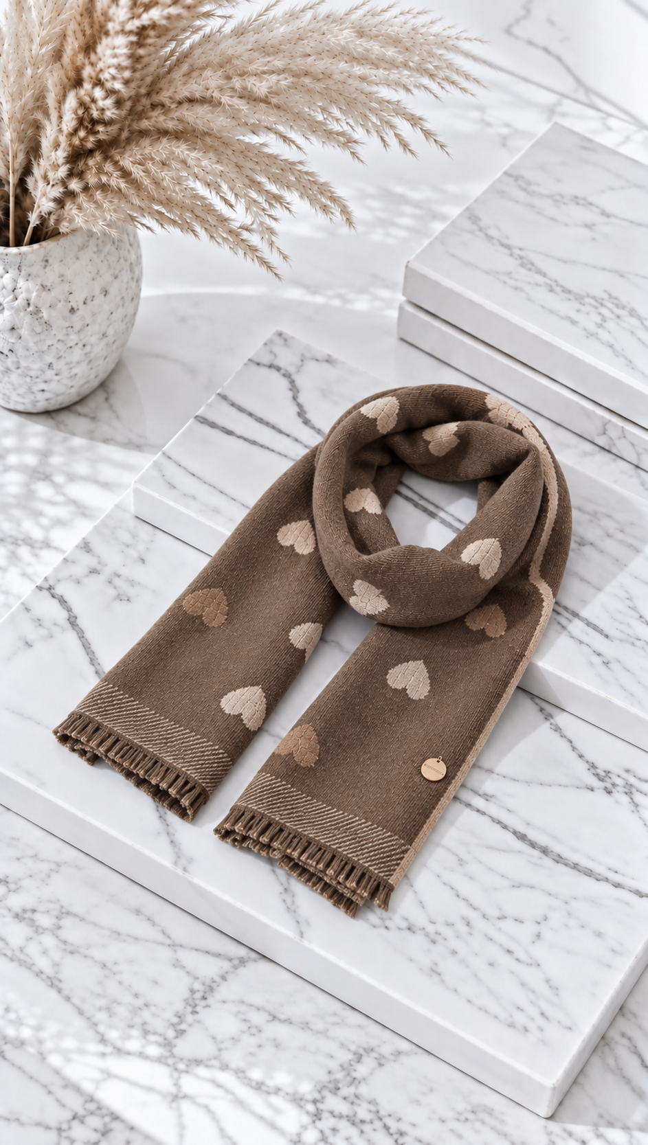 Schal Winter Love  *Cappuccino* - Power of Princess