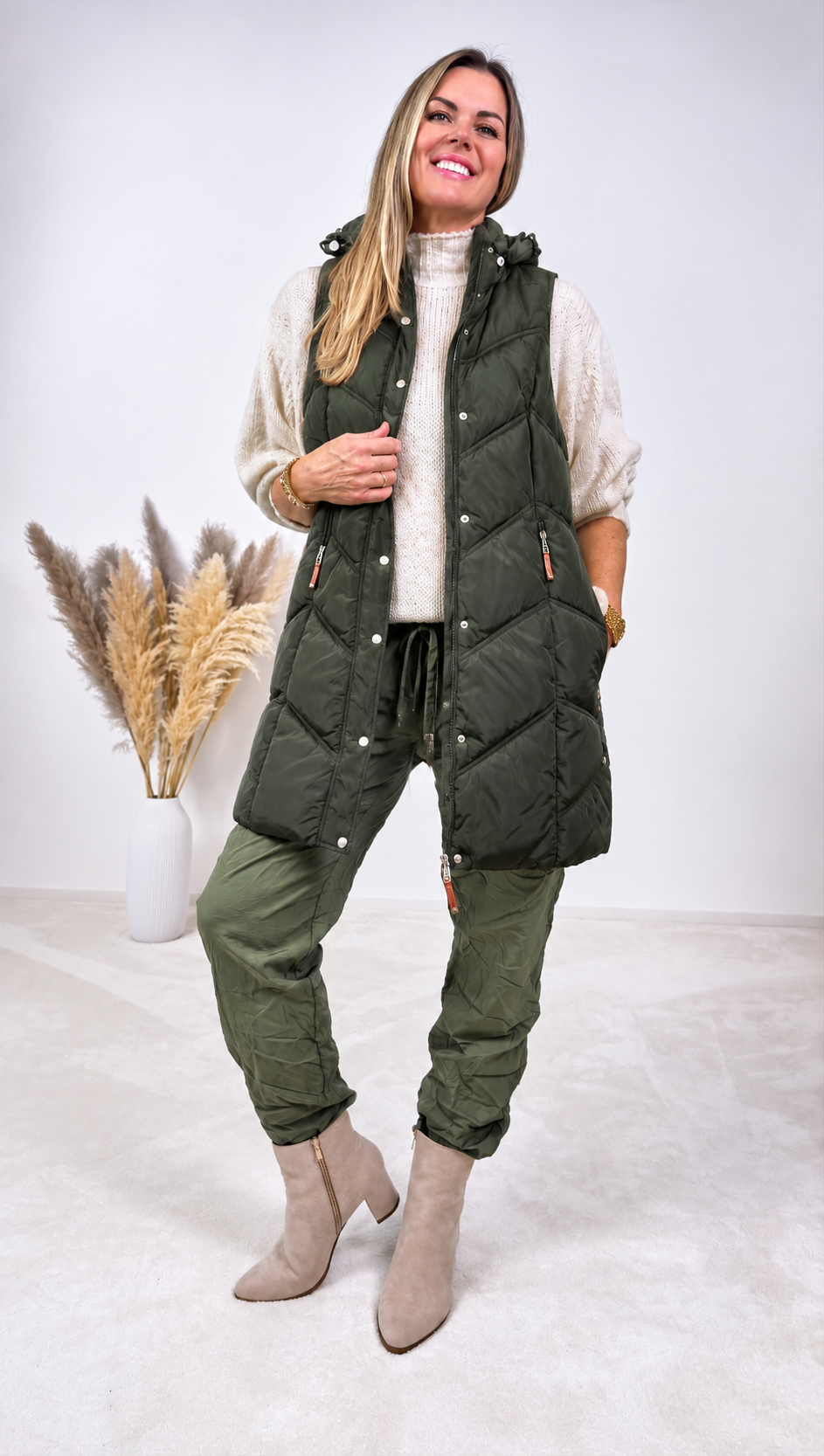 Steppweste Wren & Fable *Khaki*