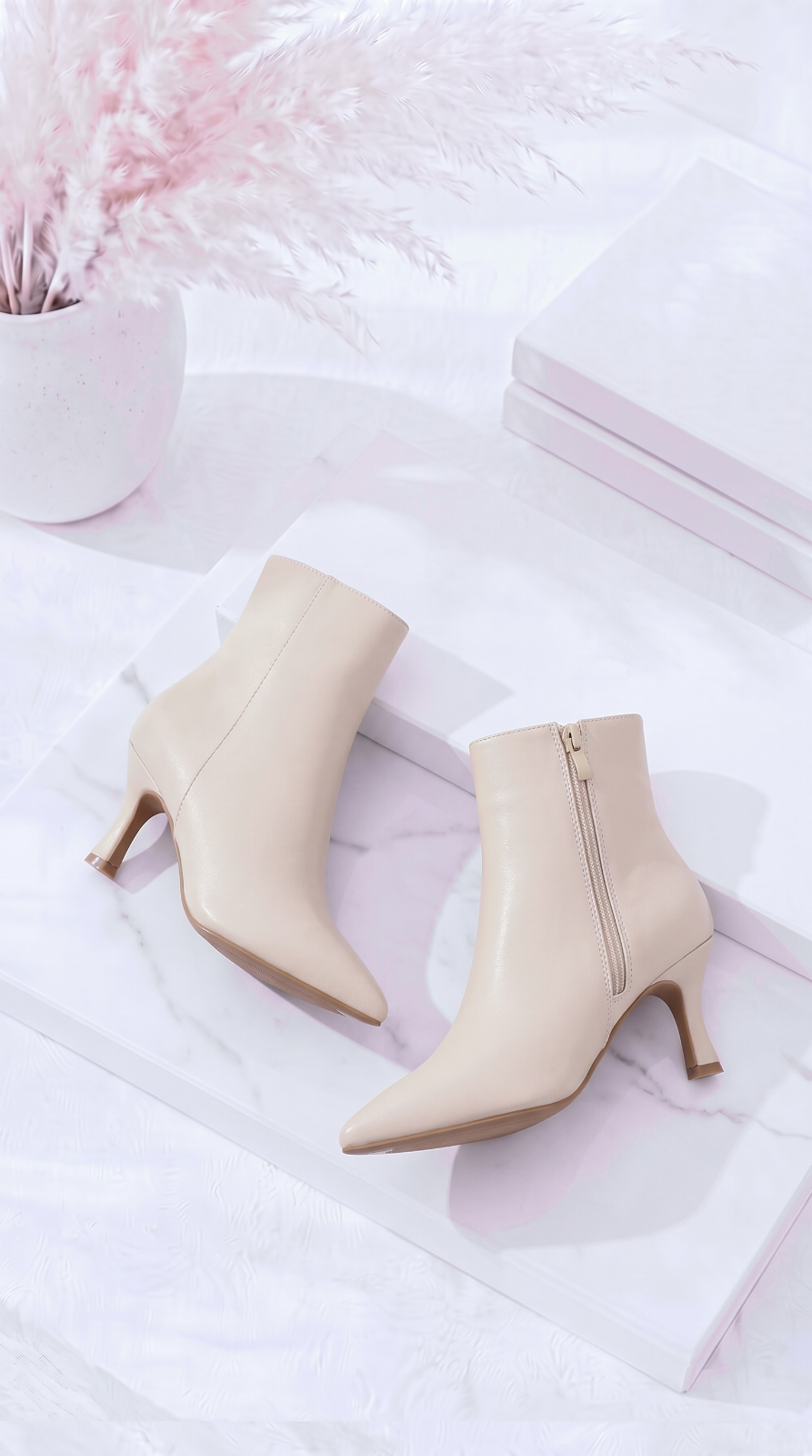 Stiefellette Atlantic City *Beige*