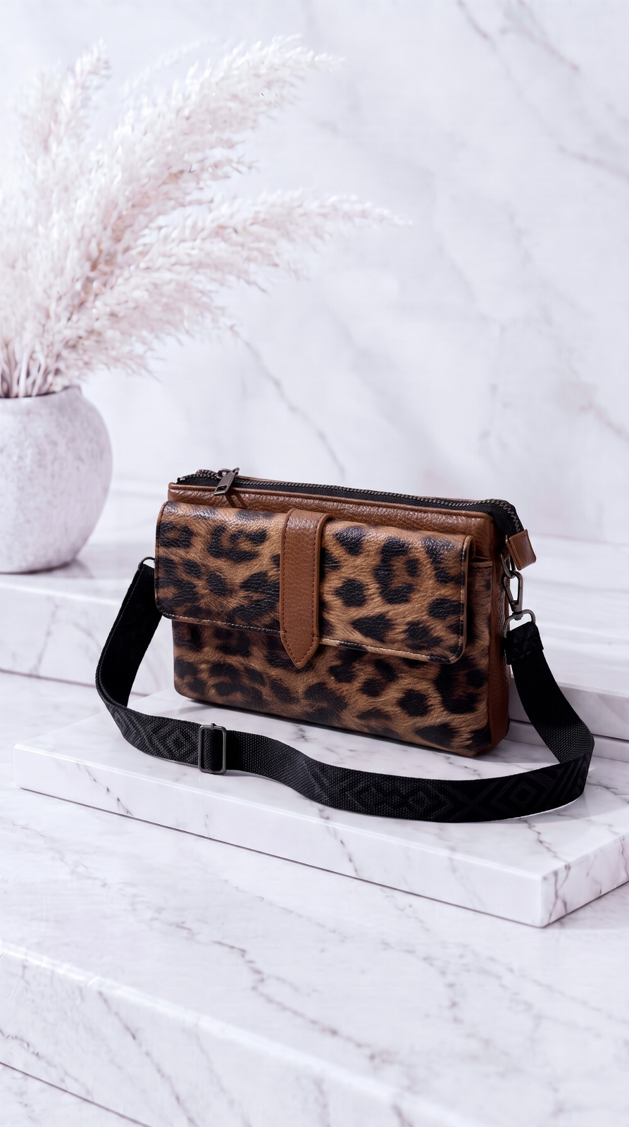 Handy Tasche Ember Lane *Camel/Schwarz*