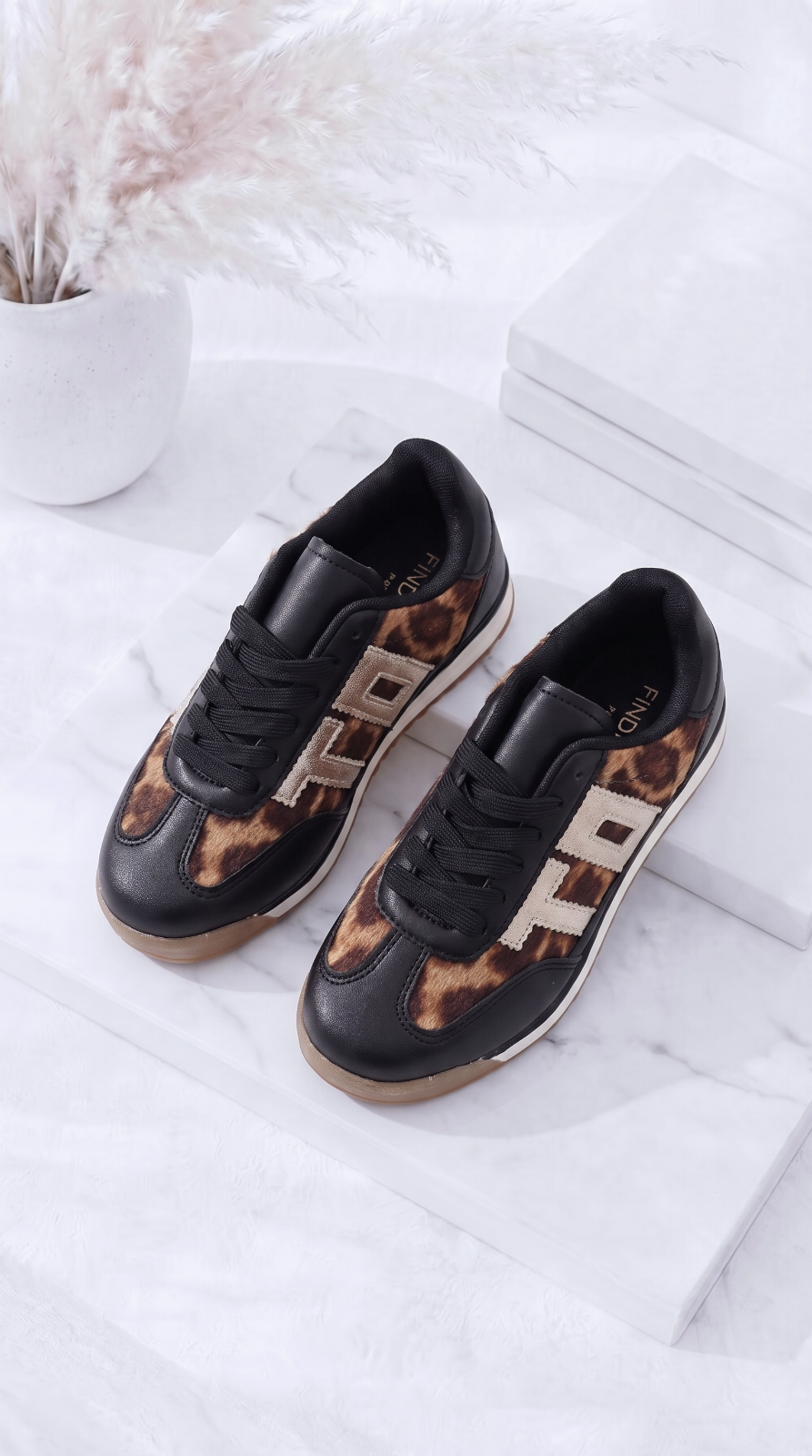 Sneaker Leoparda *Schwarz*