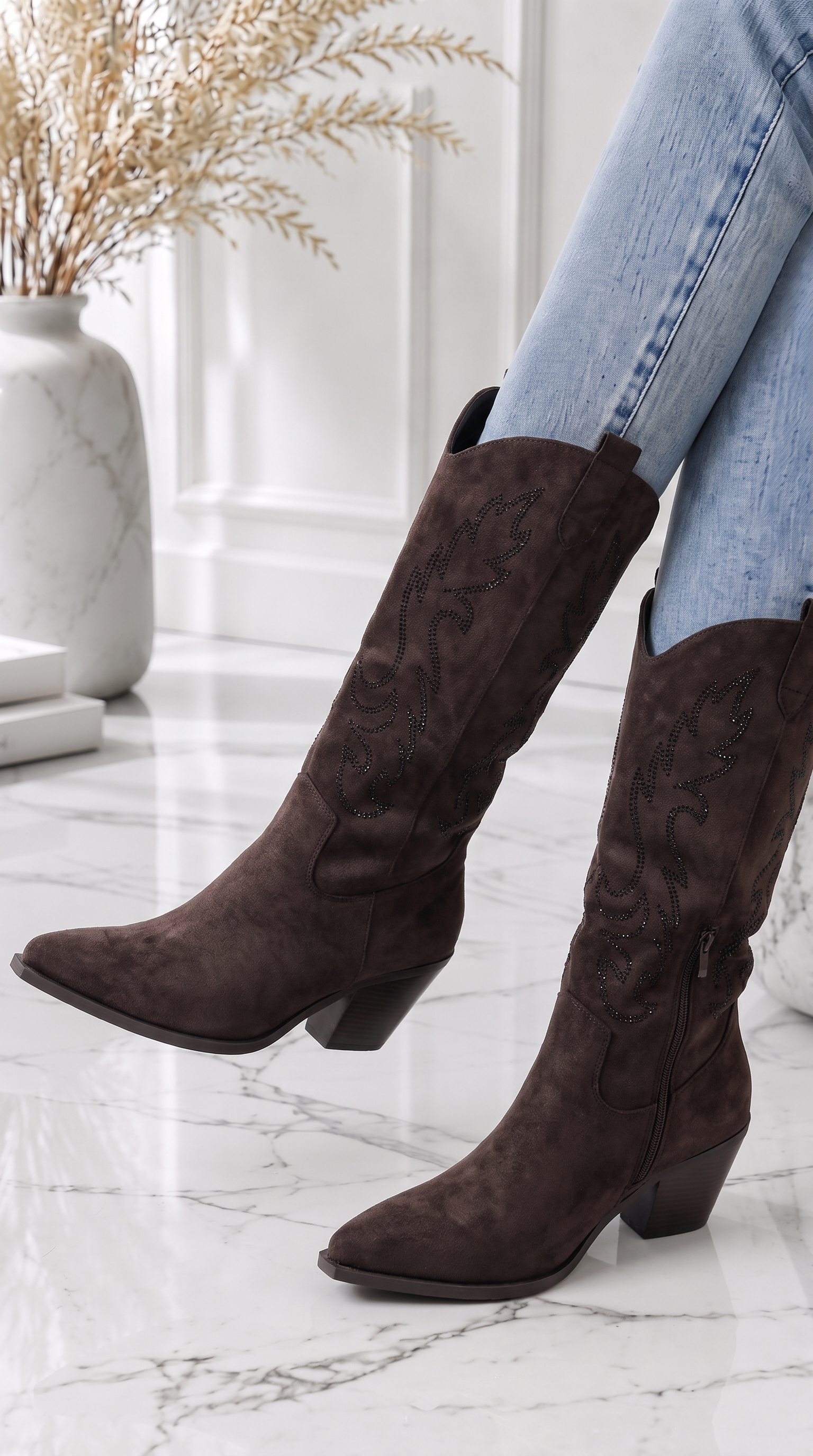 Stiefel Western Flame *Schoko*