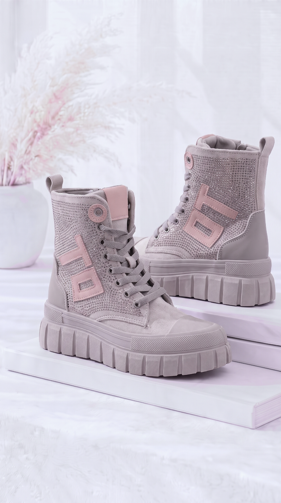 Hight-Sneaker Nebula Drift *Hellgrau*