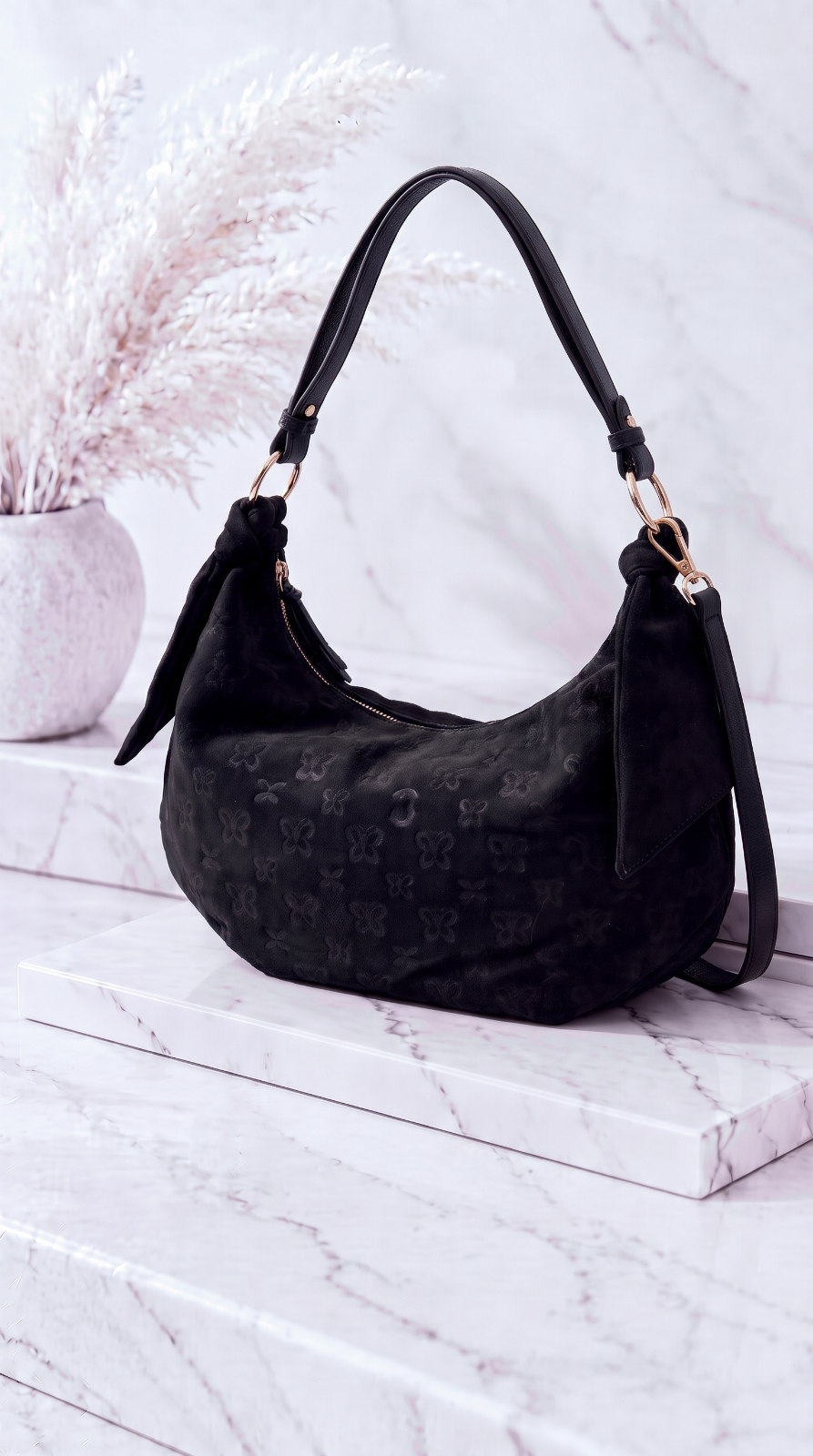 Handtasche Luna Bloom *Schwarz*