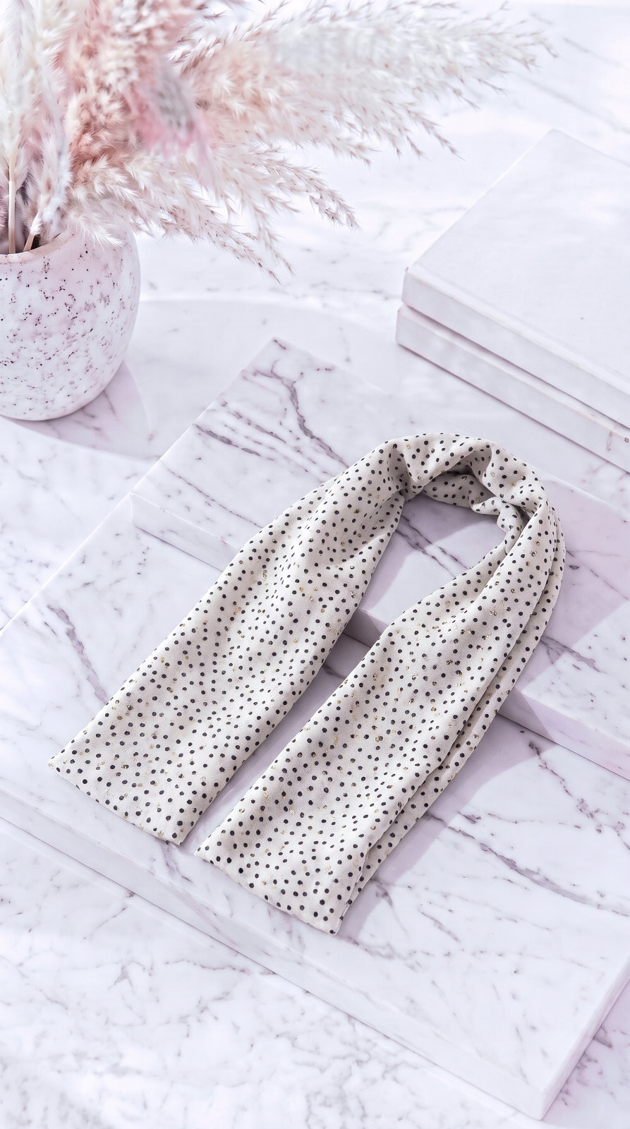 Halstuch Confetti Dots *Weiß*