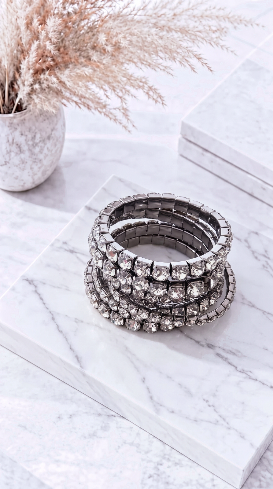 Armband Set Lumio *Dunkel-Silber* - Power of Princess