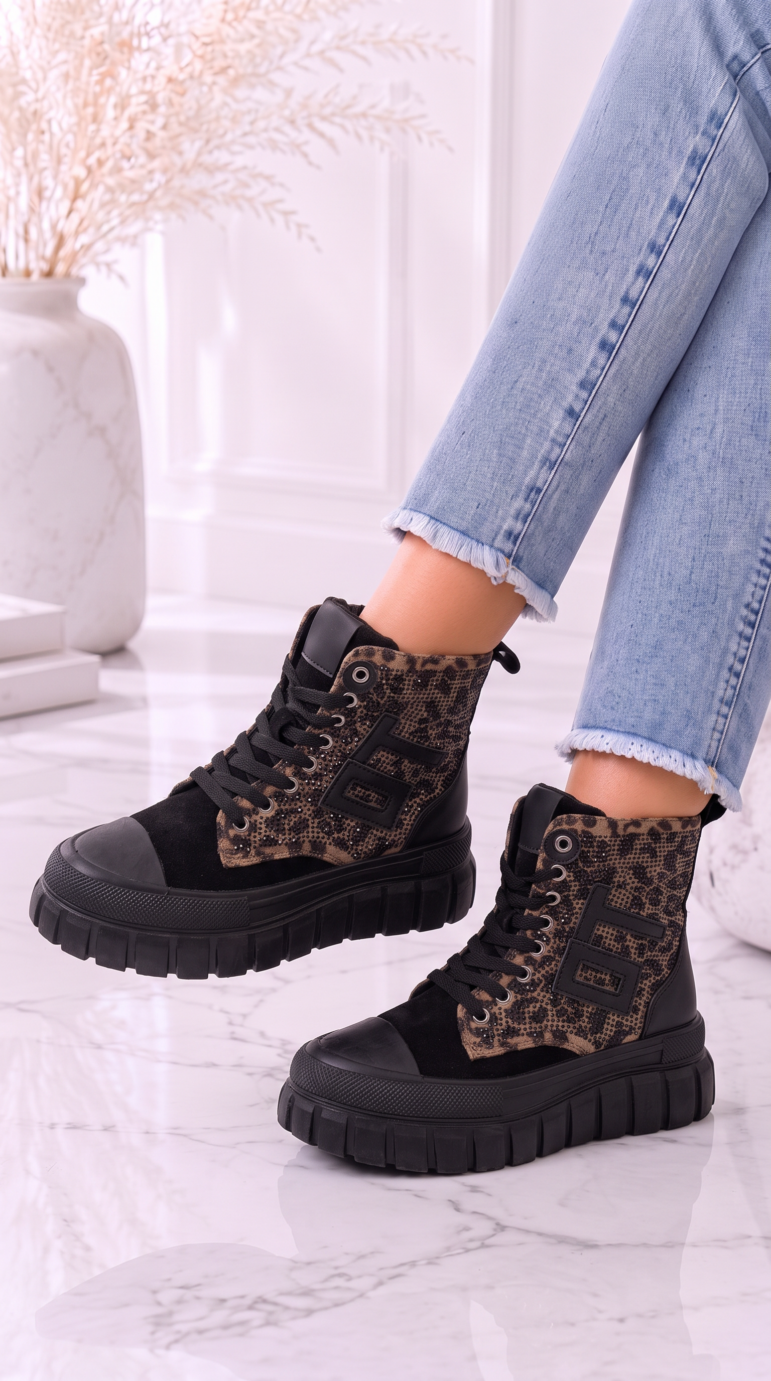 Hight-Sneaker Nebula Drift *Schwarz*