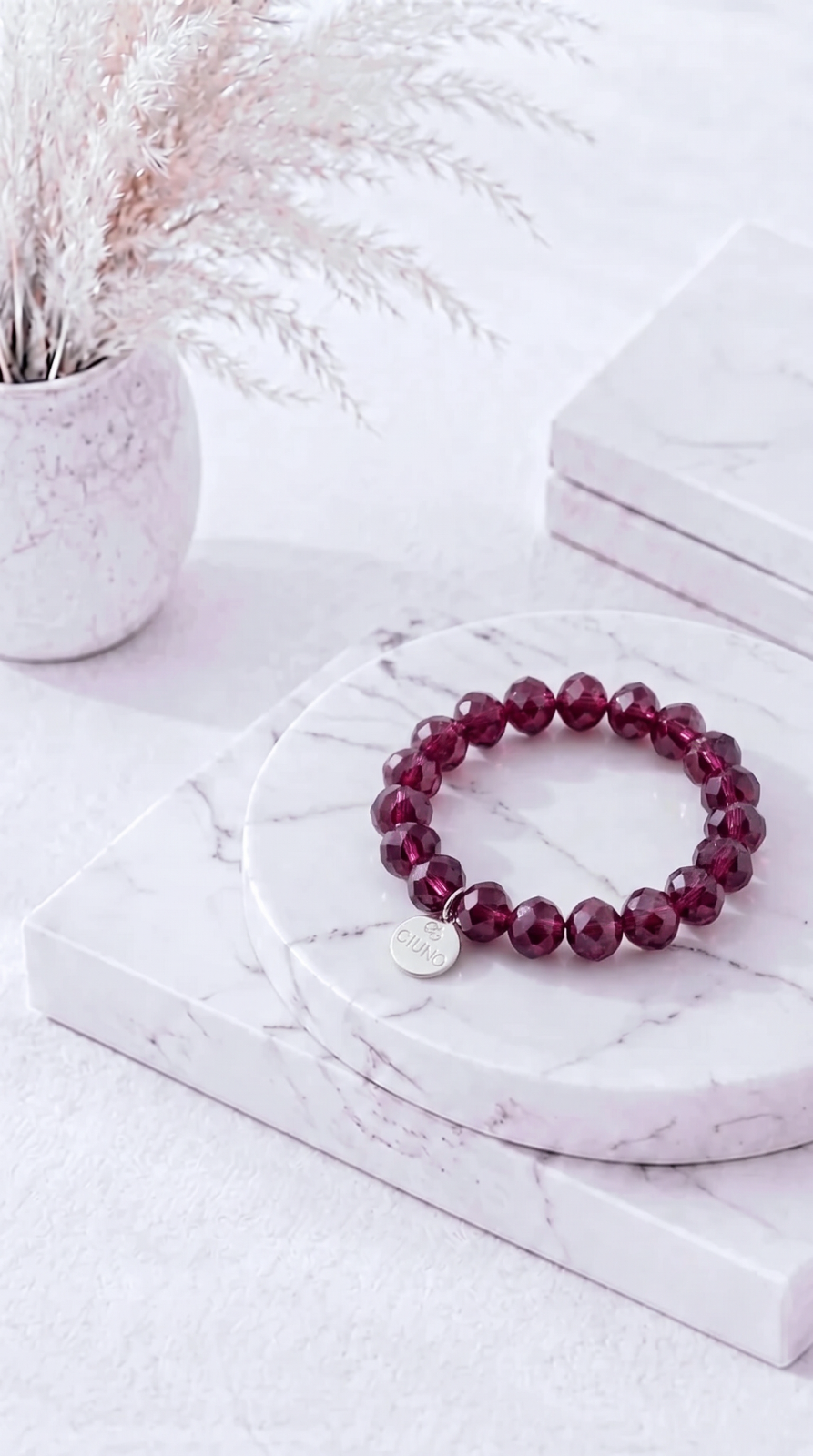 Perlenarmband Glittering *Beere*